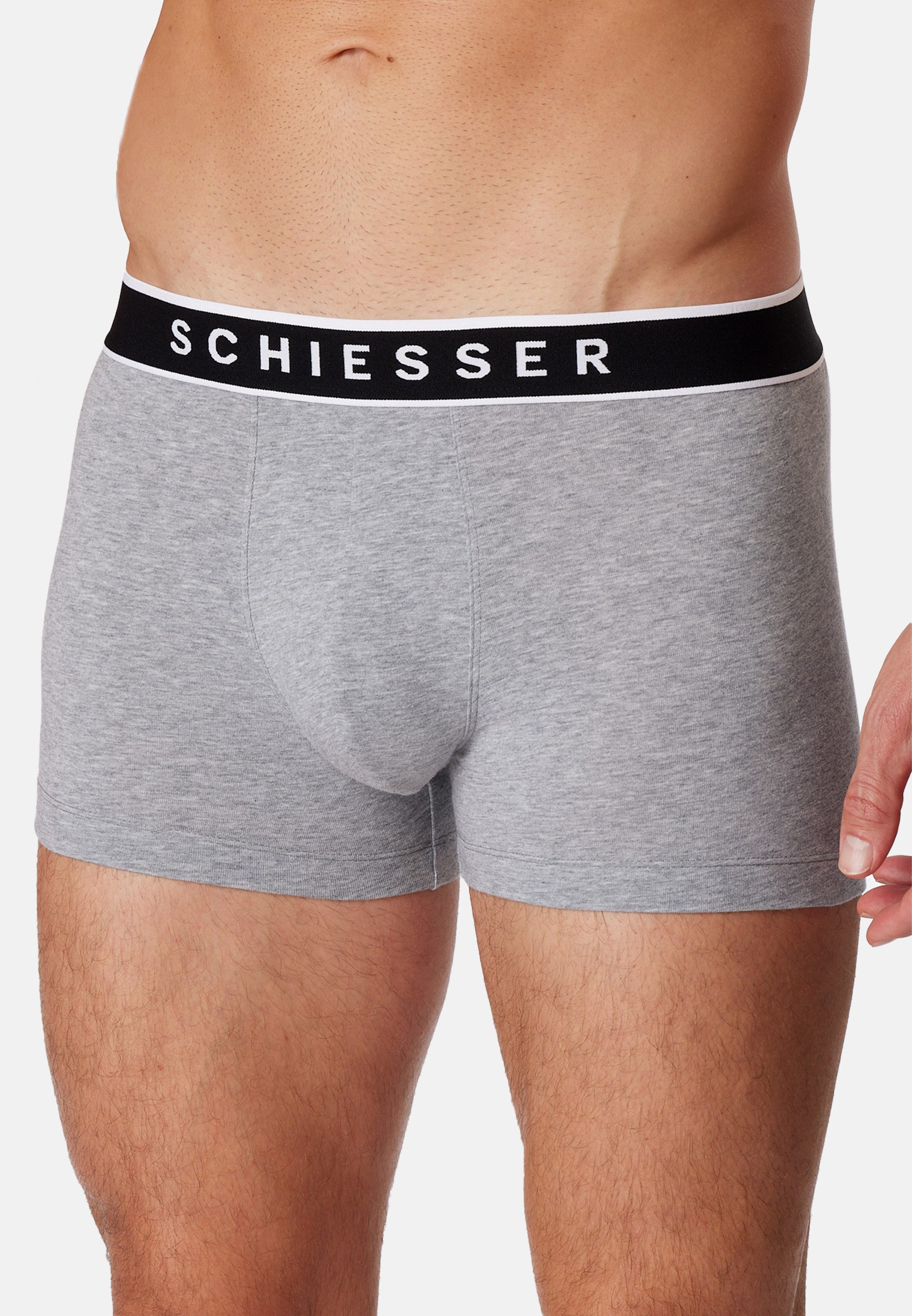 Schiesser Retro Boxer 6er Pack - 95/5 - Organic Cotton (Spar-Set) Retro Short / Pant - Baumwolle - ohne Eingriff