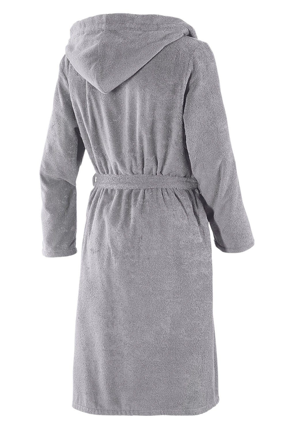 JOOP! Herrenbademantel Classic 1619, Baumwolle, Kapuze, Gürtel, mit Kapuze günstig online kaufen