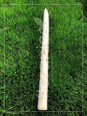 Floranica Zaunpfosten, Zaunpfahl Pfosten durchmesser 6-8 cm Haselnussholz Höhe: 90cm 1 Stk.