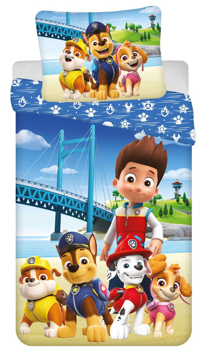 PAW PATROL Kinderbettwäsche Paw Patrol, Renforcé, 2 teilig günstig online kaufen