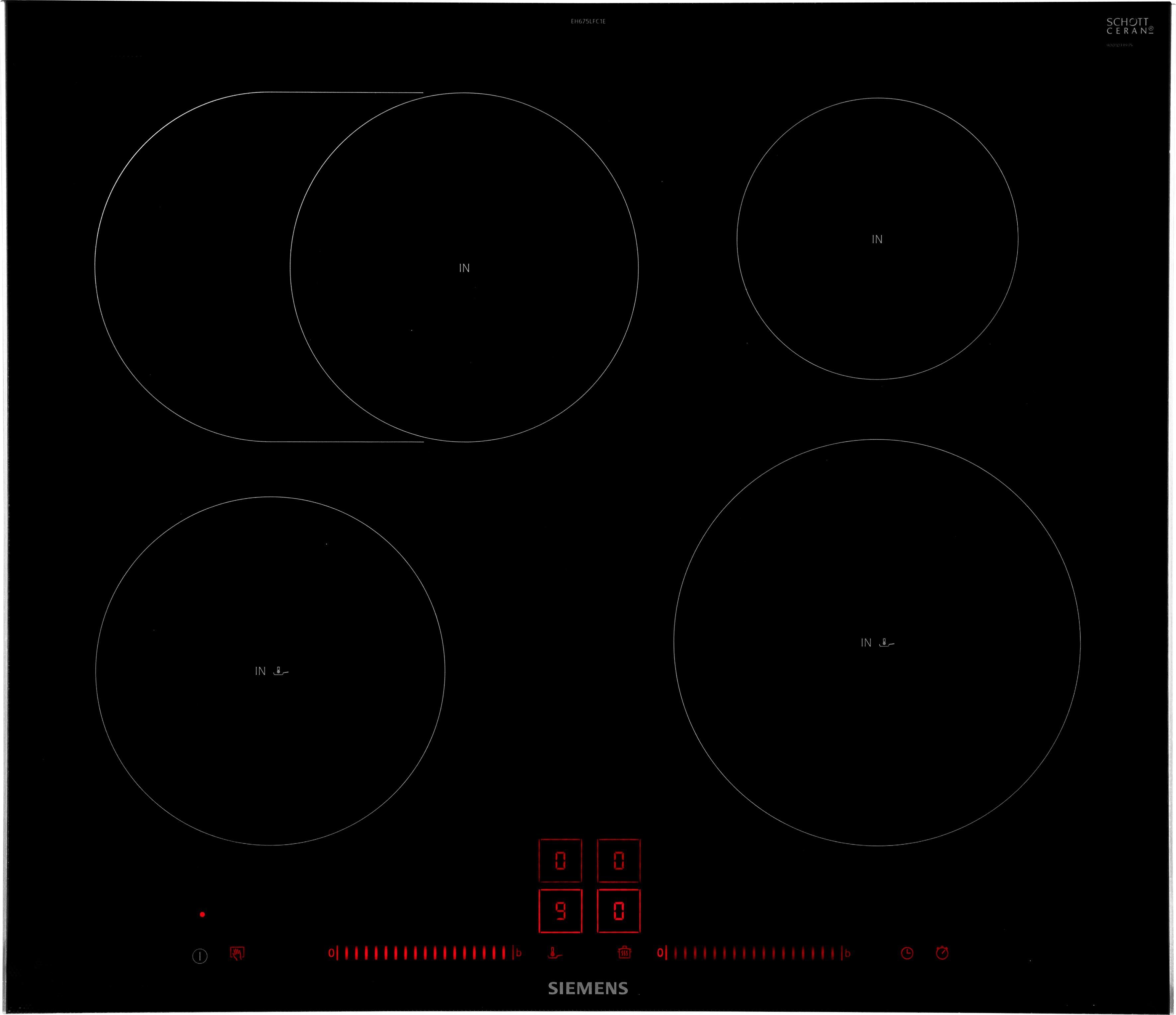 SIEMENS Induktions-Kochfeld von SCHOTT CERAN® iQ300 EH675LFC1E
