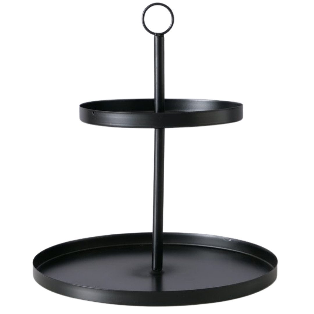 Topanbieter999 Etagere Eisen lackiert, pulverbeschichtet, lebensmittelgeeignet, Lebensmittelgeeignet, Eisen lackiert, pulverbeschichtet