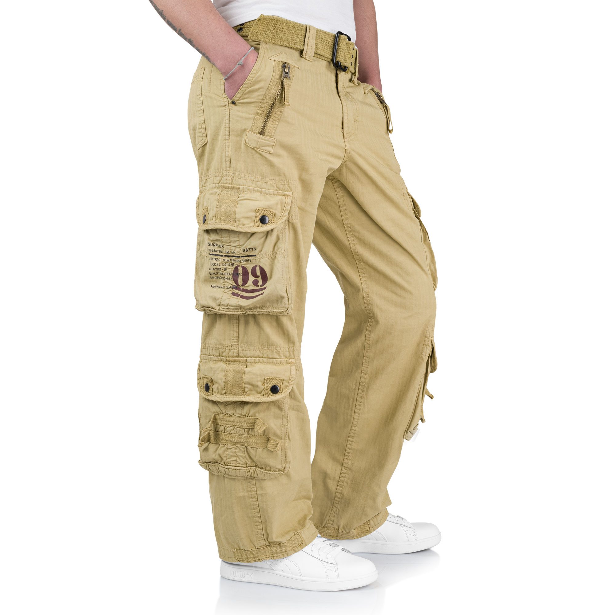 Trooper Cargohose Herren Traveler Cargo Vintage Hose Army Outdoor Pants günstig online kaufen