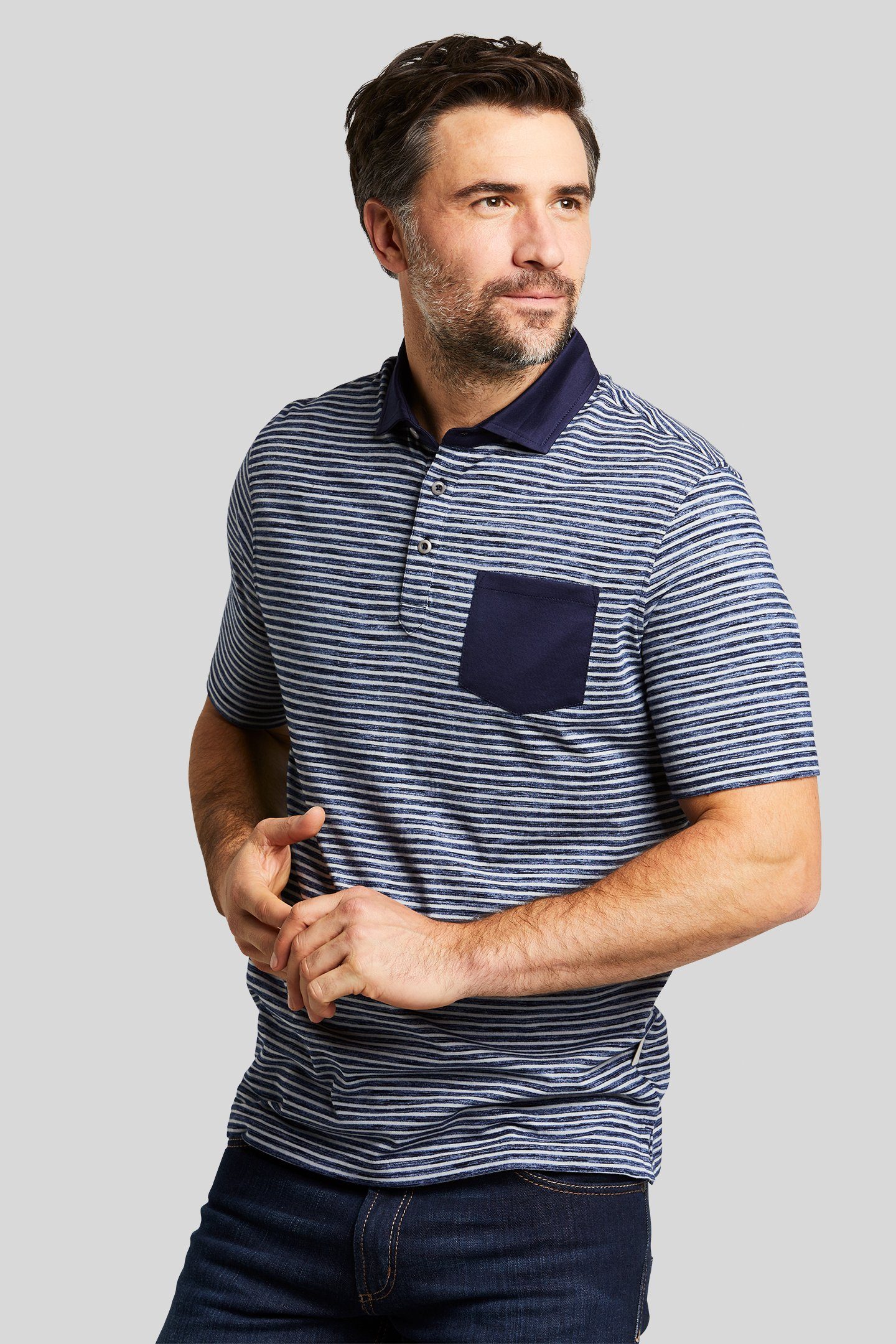 bugatti Poloshirt aus organic Cotton