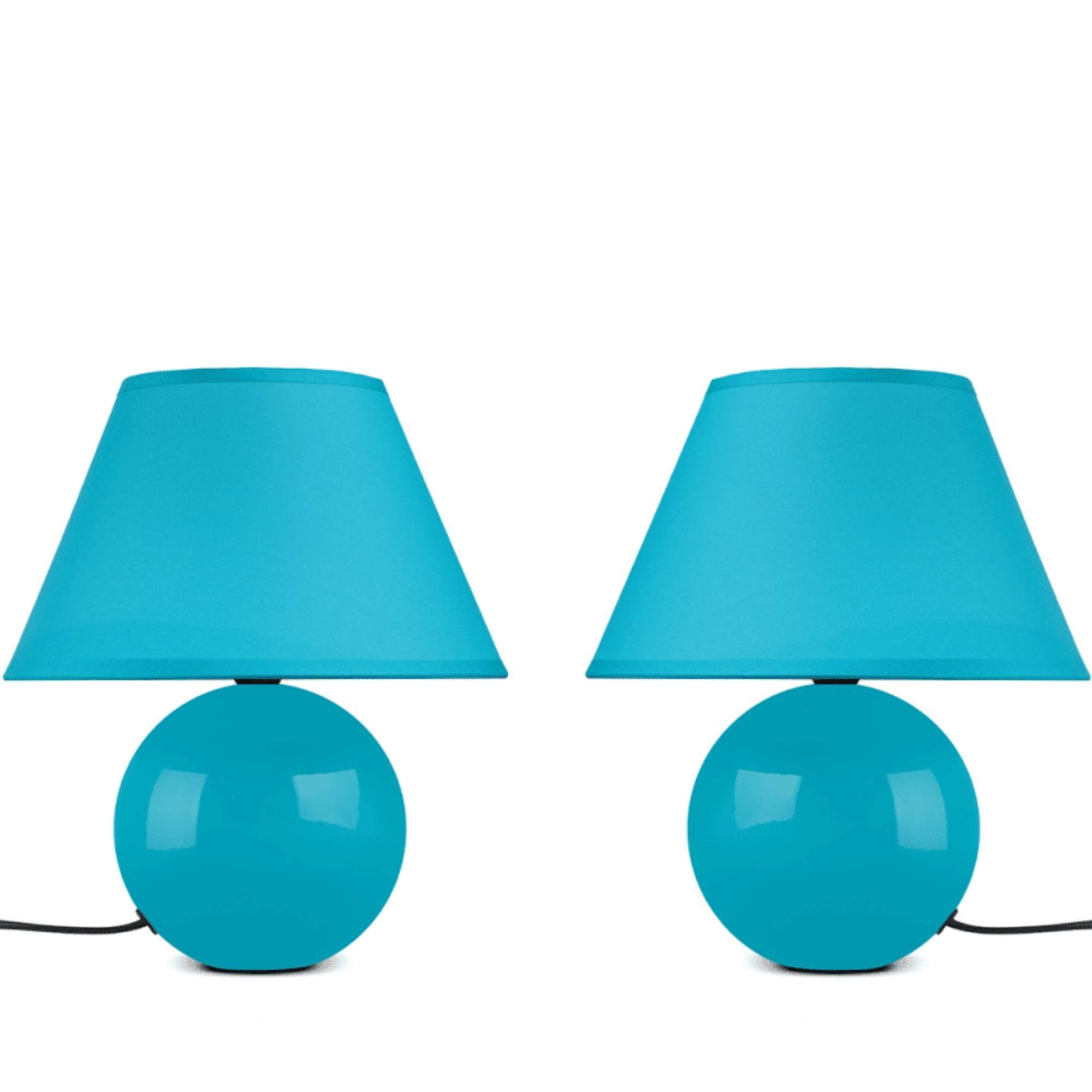 KONSIMO® Tischleuchte HULAR Tischleuchten 2 Stück, ohne Leuchtmittel günstig online kaufen