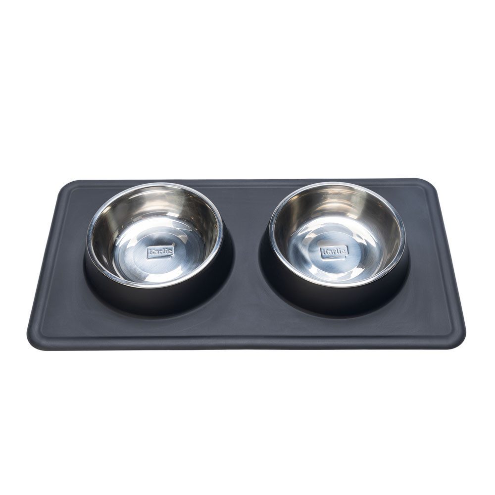 Karlie Napf Karlie Diner Set Dex - Schwarz