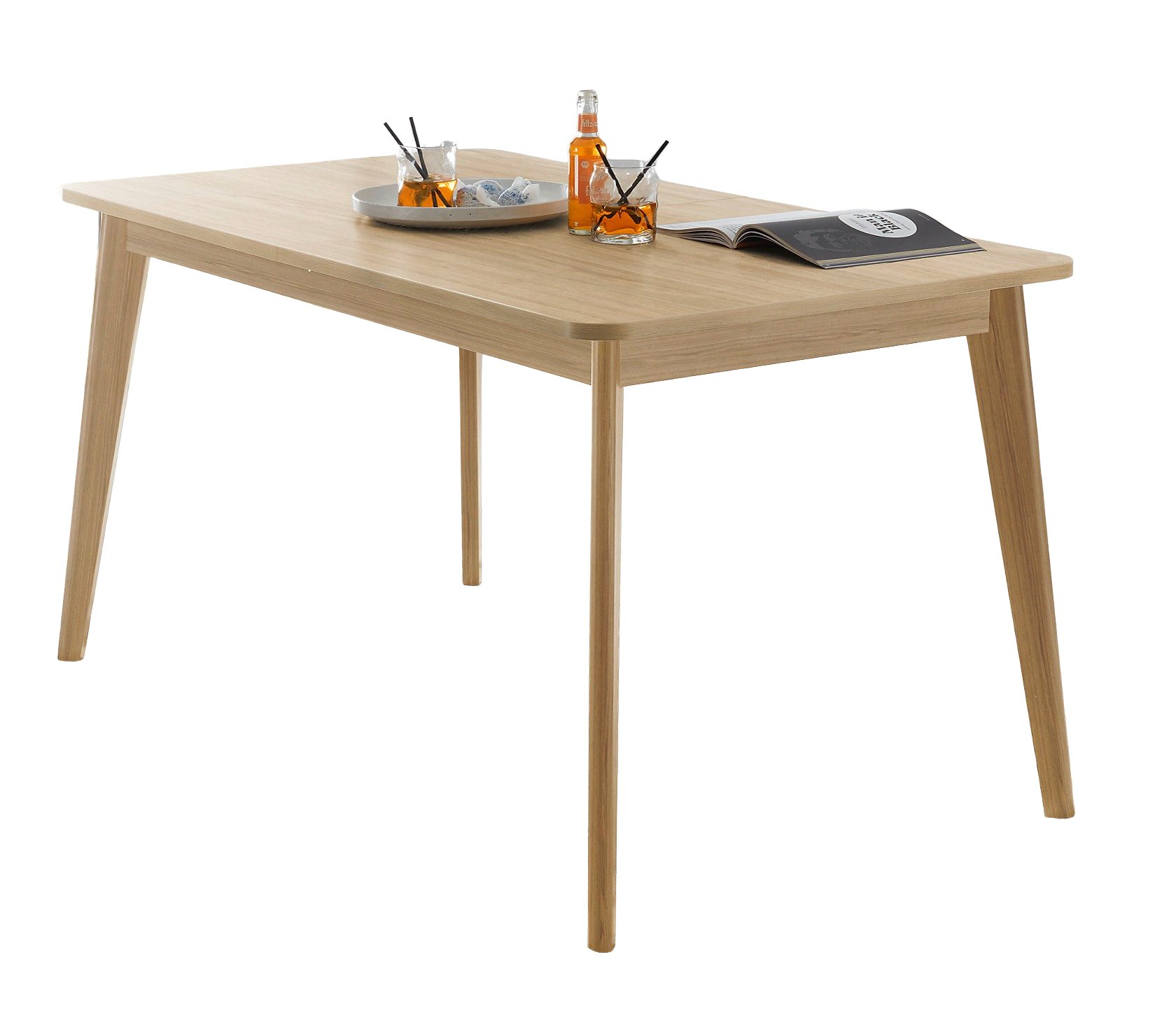 Furn.Design Esstisch Isgard (Küchentisch in Scandi Eiche, 140 bis 180 cm), für bis zu 6 Personen