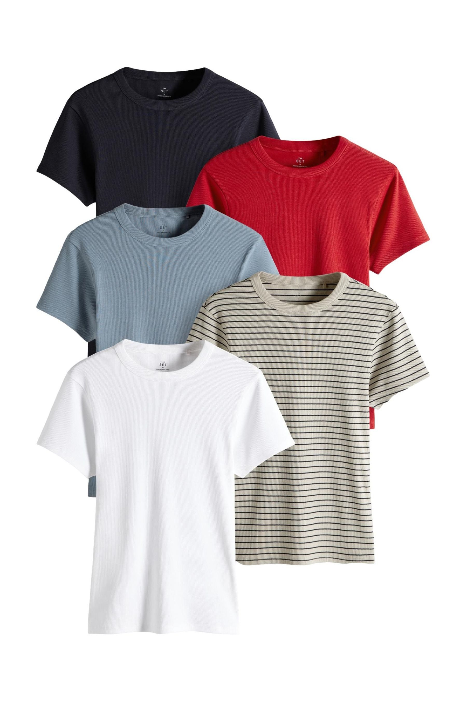 The Set T-Shirt 5er-Pack The Set günstig online kaufen