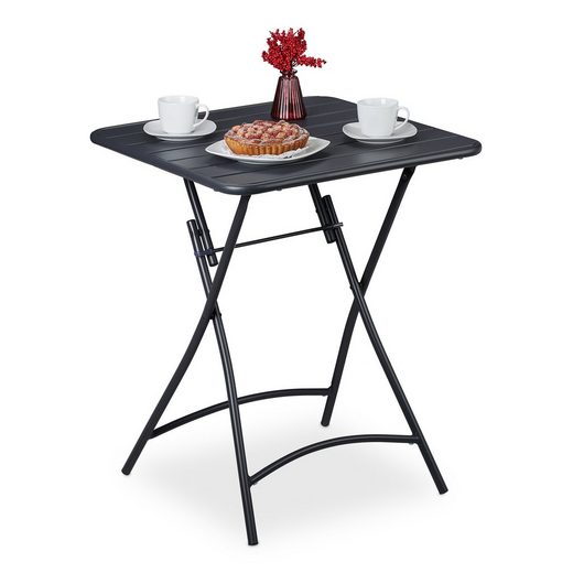 relaxdays Gartentisch »Metall Balkontisch klappbar« online kaufen OTTO