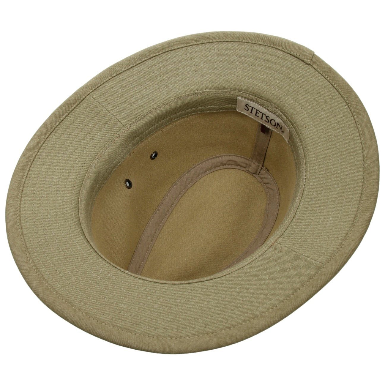 Stetson Sonnenhut (1-St) Stoffhut mit Lederband