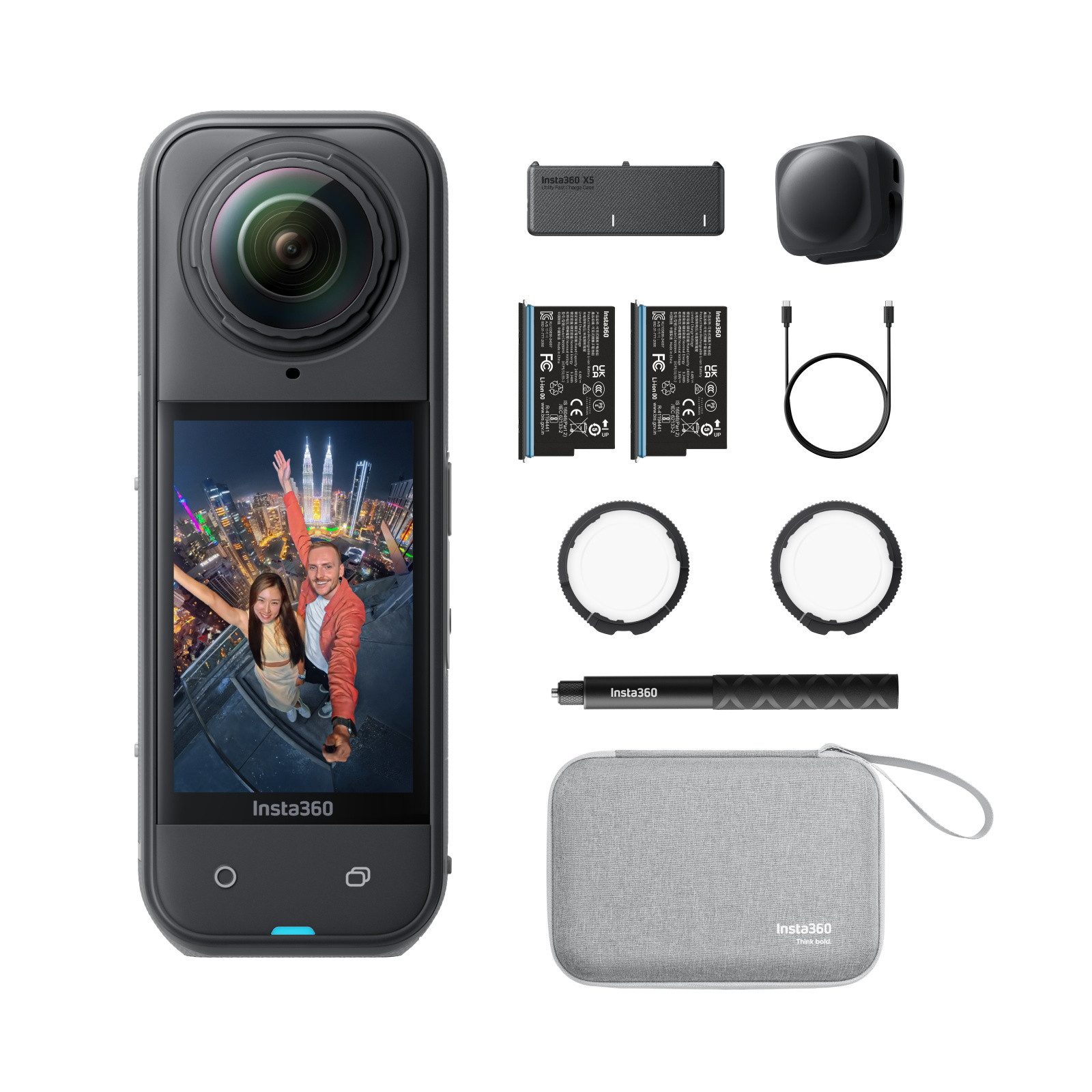 Insta360 Insta360 X5 - Wasserdichte 8K 360°-Kamera Action Cam (8K, WLAN (Wi-Fi), Bluetooth)