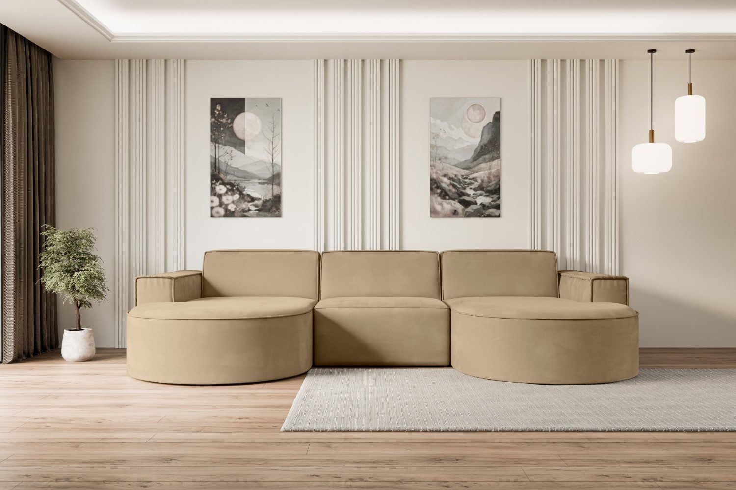 ALTDECOR Wohnlandschaft MARI-U1, Sofa Praktische Bequeme günstig online kaufen
