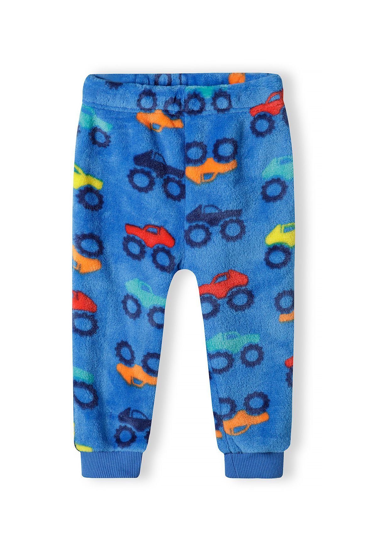 Pyjama (12m-8y) aus Königsblau Teddyfleece MINOTI