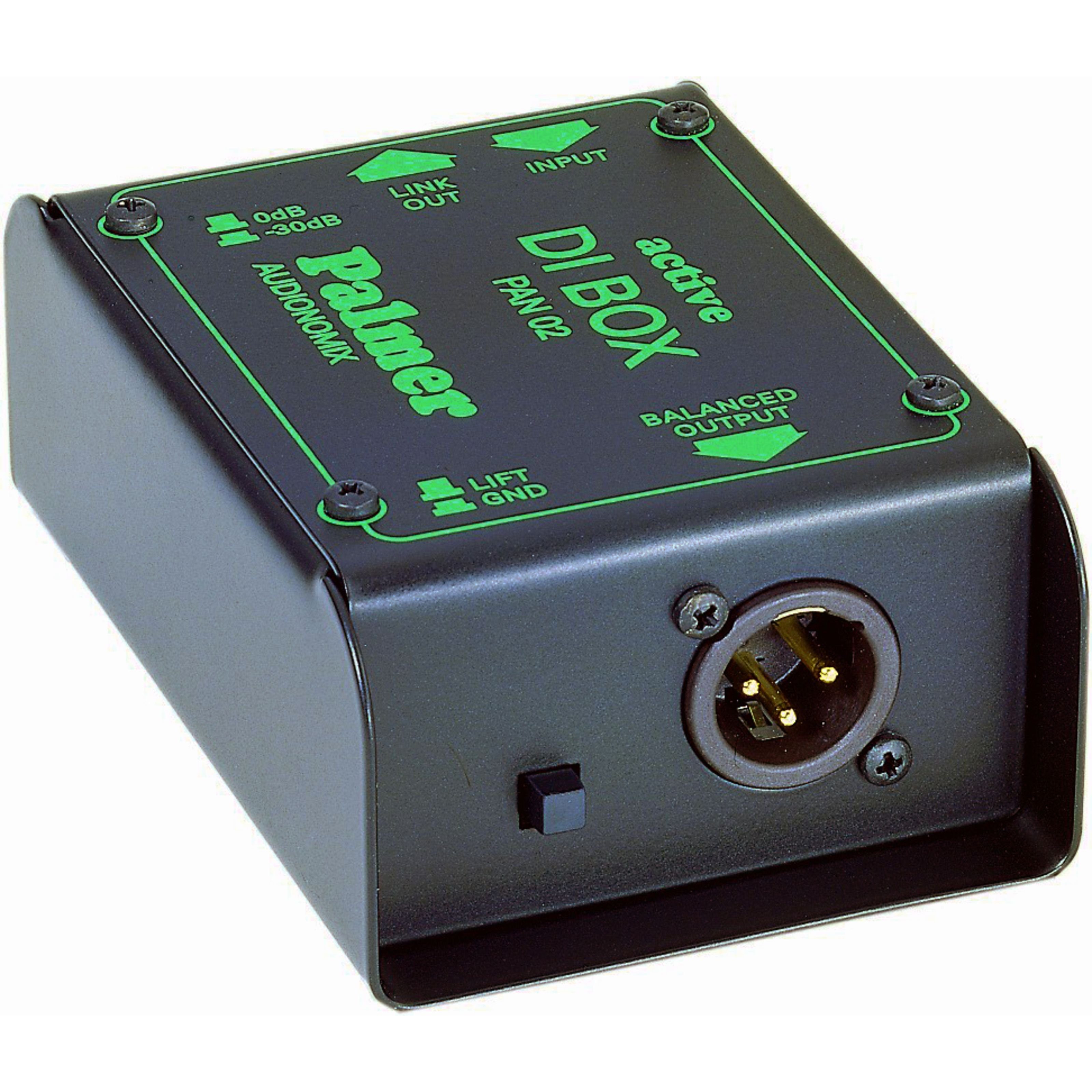 Palmer Audio-Wandler, (PAN 02 Aktiv DI Box, Zubehör, DI-Boxen), PAN 02 Aktiv DI Box - DI Box