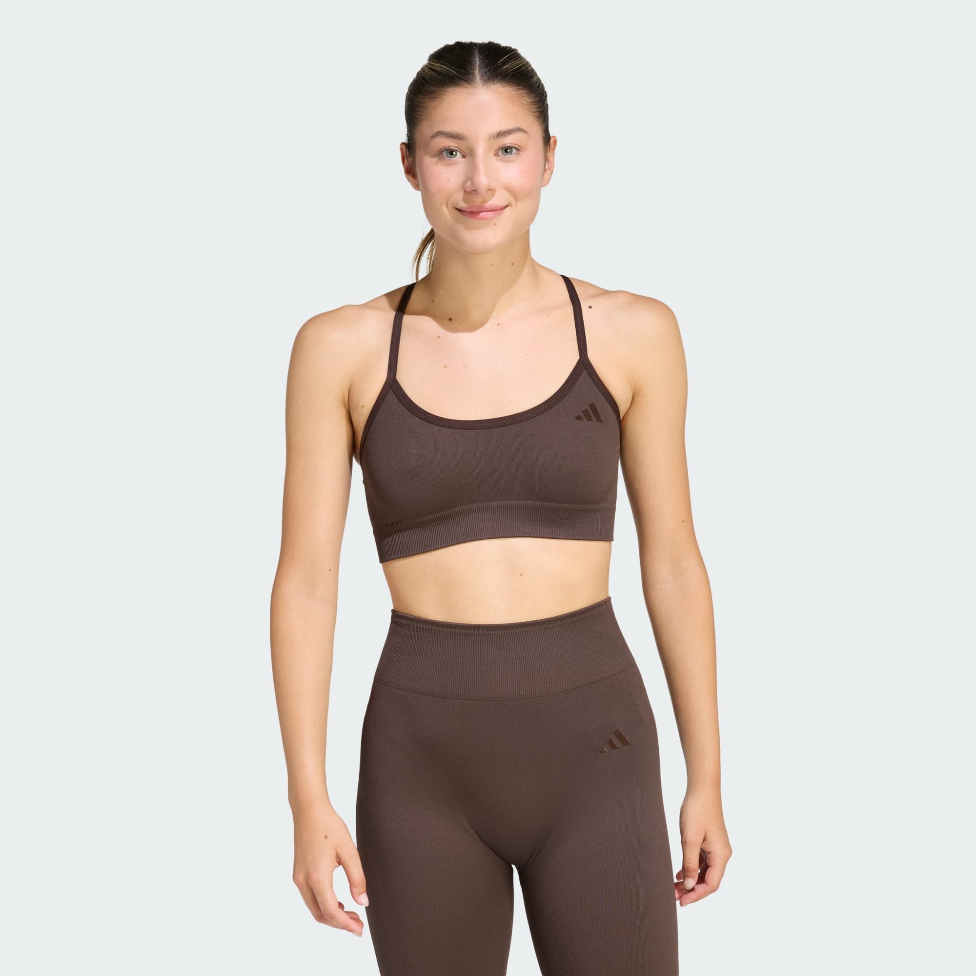 Sport-BH WORKOUT ESSENTIALS LEICHT STÜTZENDER STRICK-BH