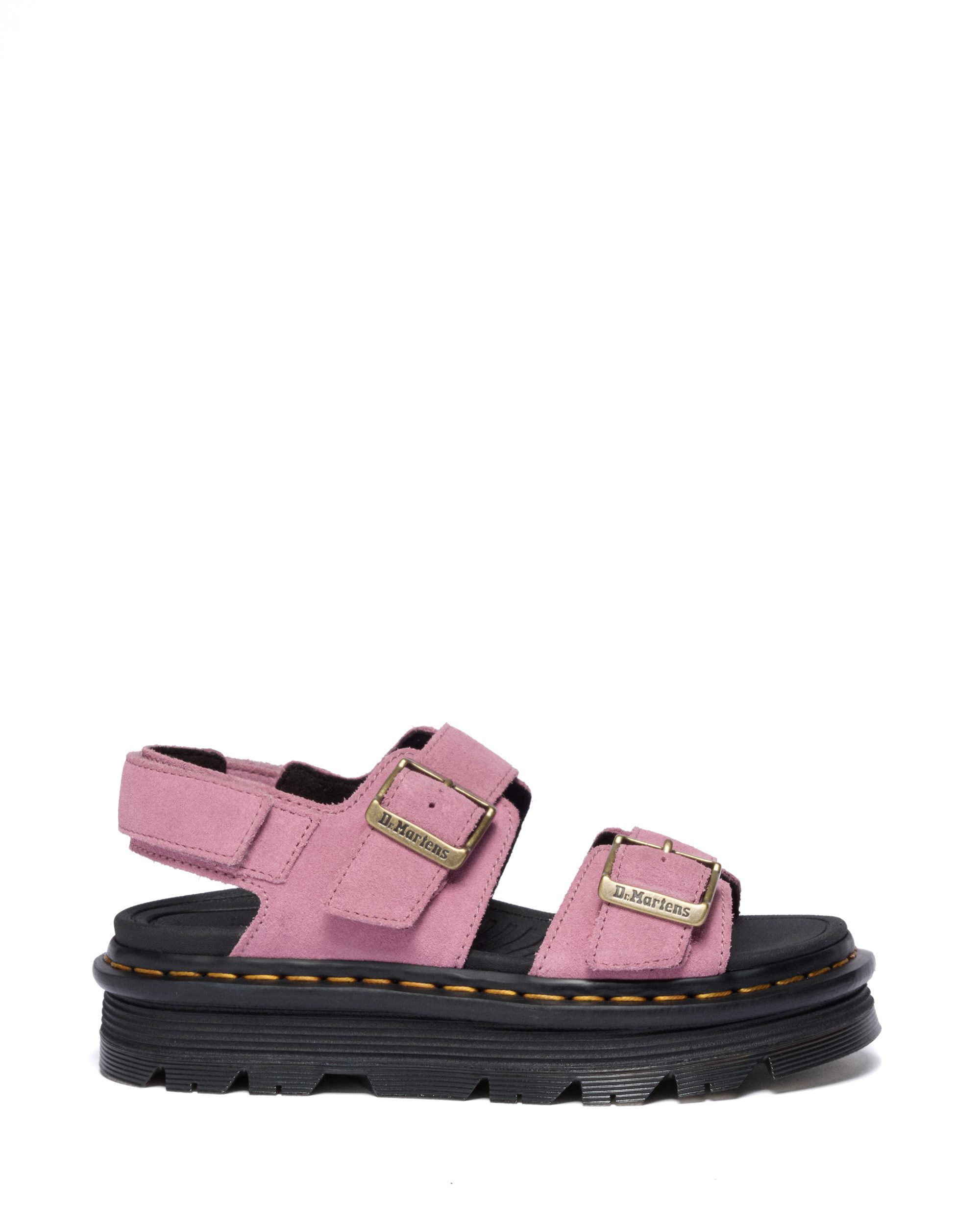 DR. MARTENS Zebzag Sandale Plateau, Sandalette, Sommerschuh mit typisch gelber Rahmennaht