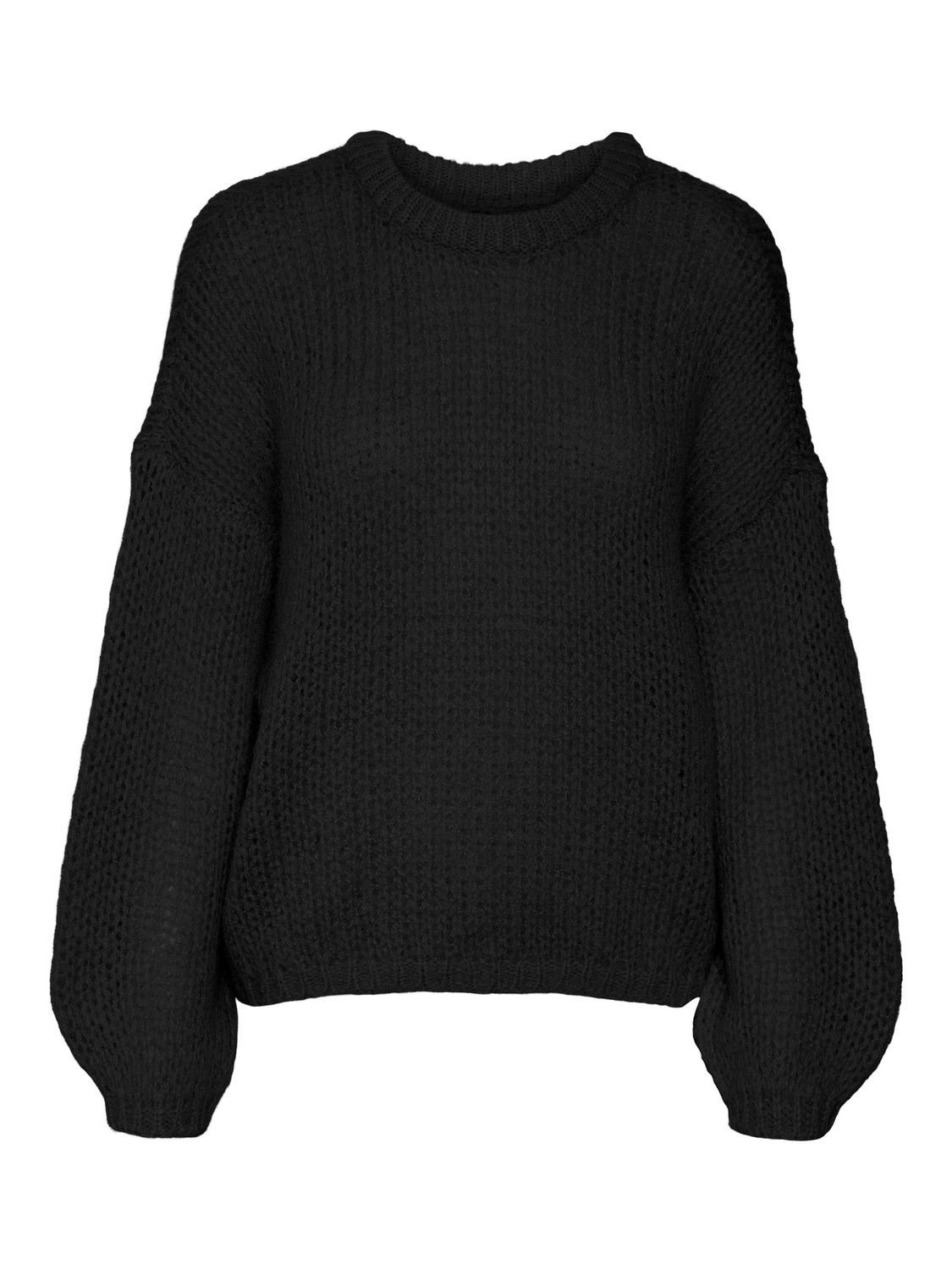 Vero Moda Strickpullover VMADA mit Rundhals Black 10291695