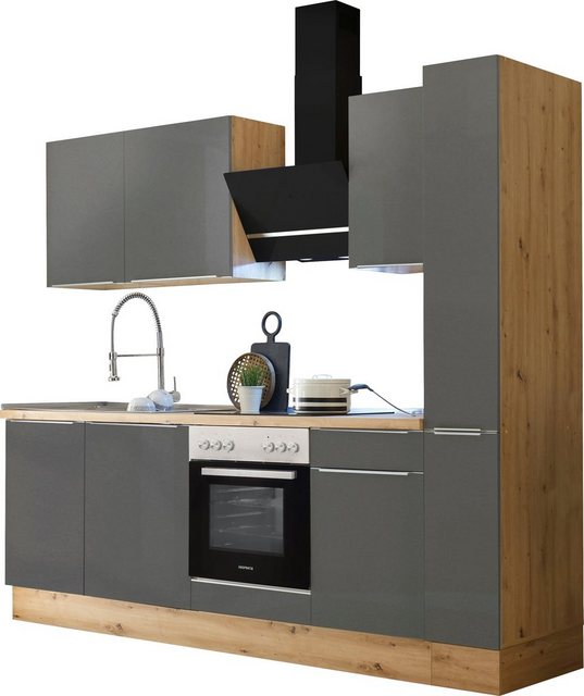 RESPEKTA Küchenzeile »Safado«, hochwertige Ausstattung wie Soft Close Funktion, Breite 250 cm  - Onlineshop Otto