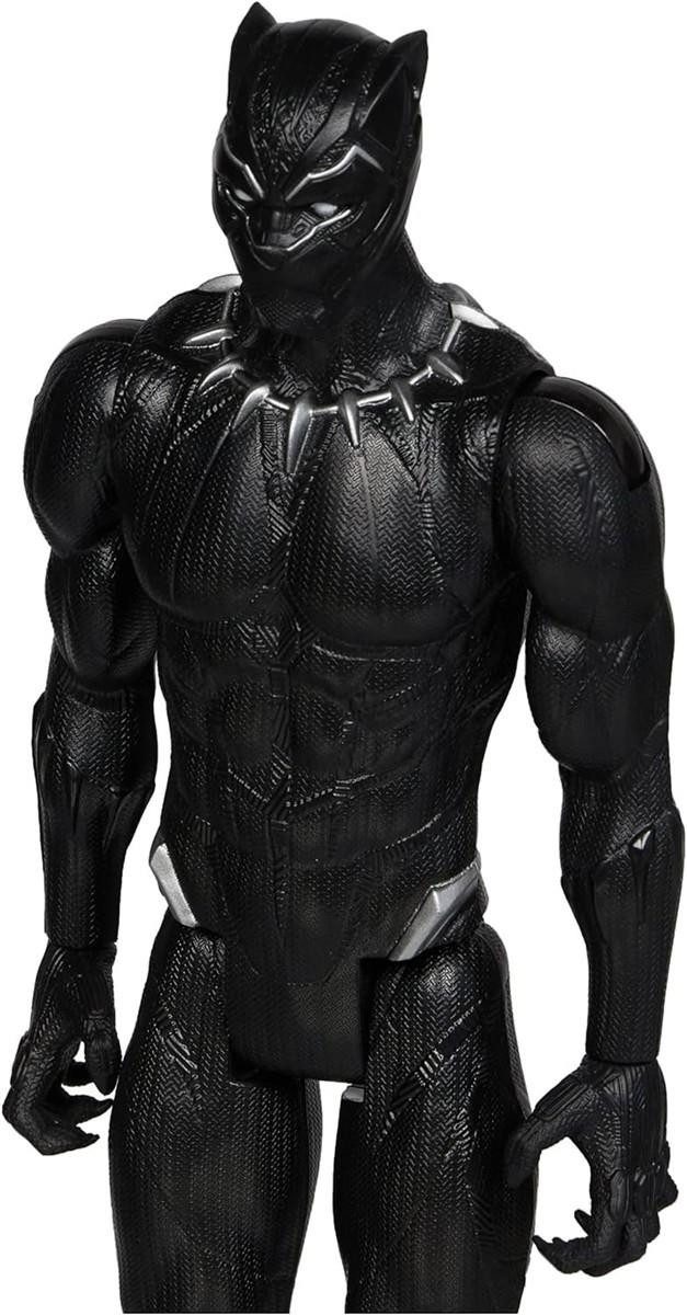 Hasbro Actionfigur Avengers Black Panther 30 cm Actionfigur mit Titan Hero Blast Gear 4+ – Bild 3 von 5