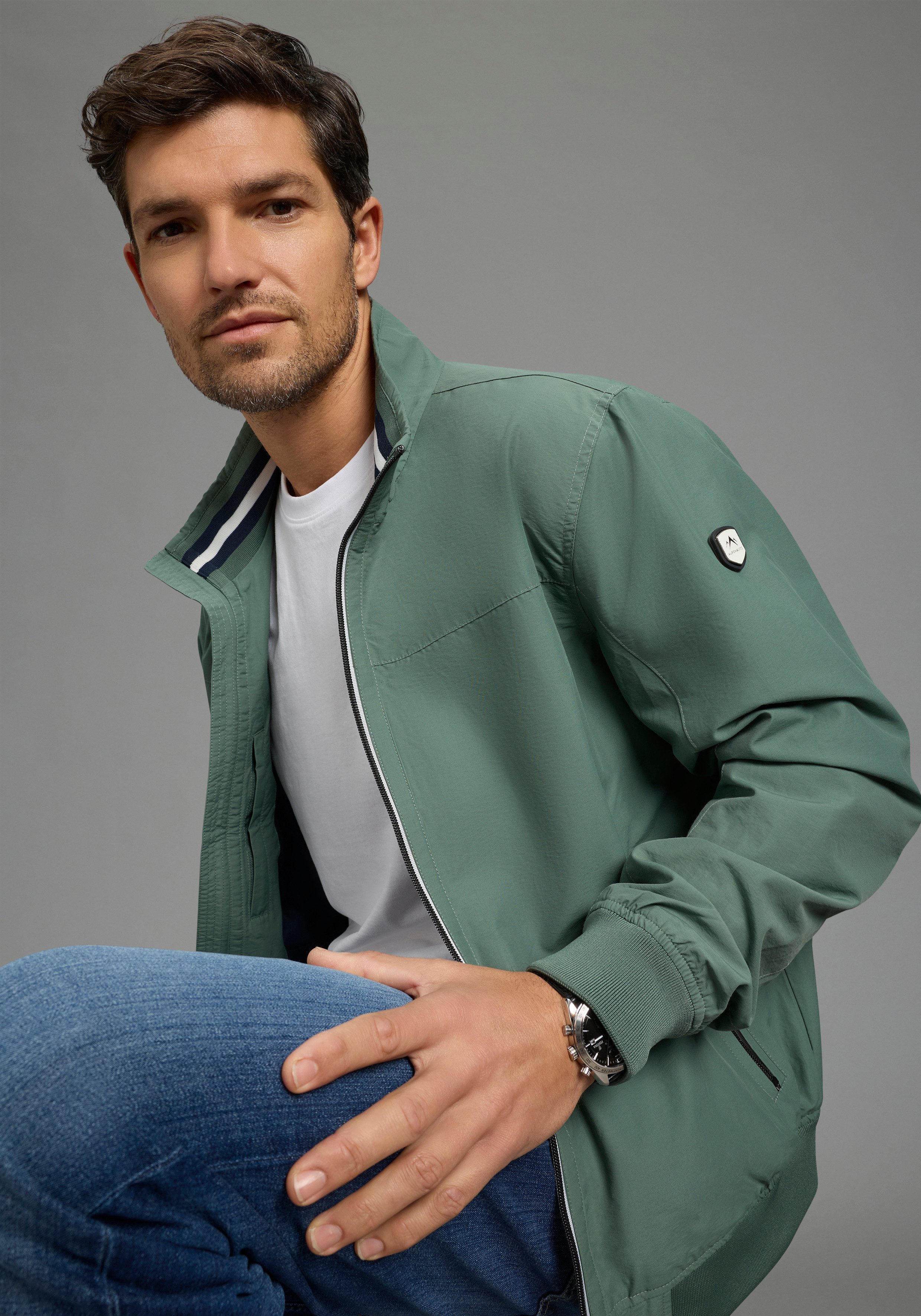 ALPENBLITZ Blouson Brügge Übergangsjacke im casualer Stil, mit Stehkragen