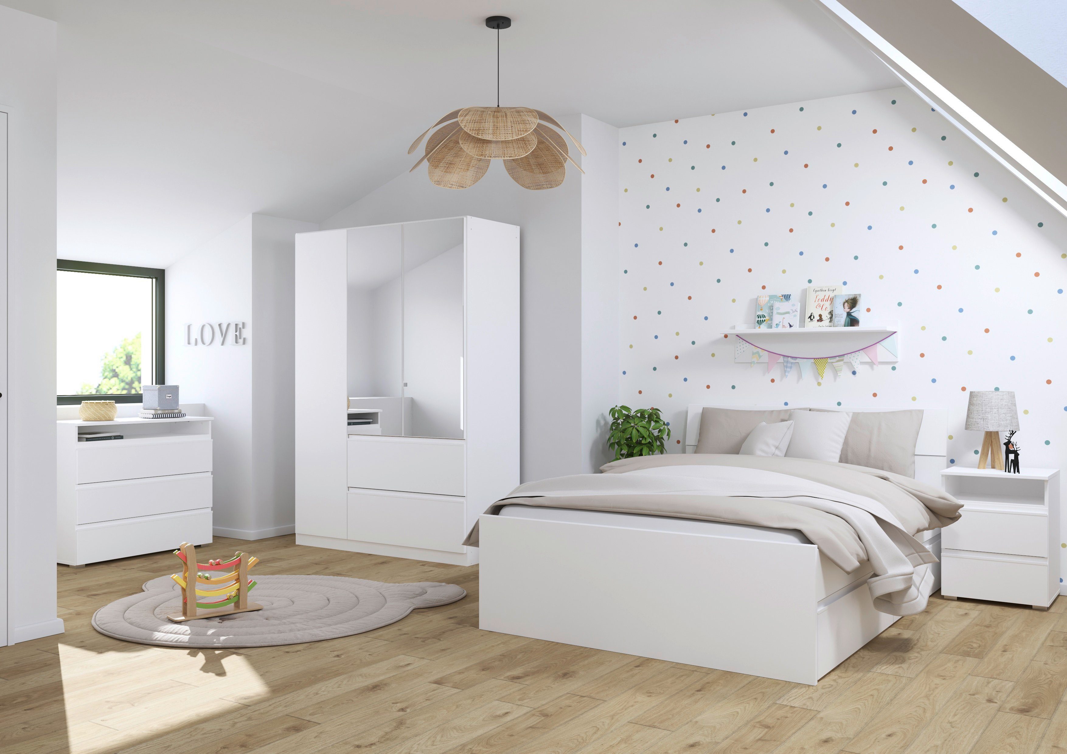 möbel-direkt.de Jugendzimmer-Set Joel, (Komplett Set, 5-tlg., günstig online kaufen