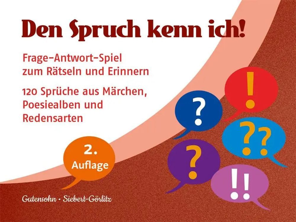ERNST Spiel Den Spruch kenn ich!