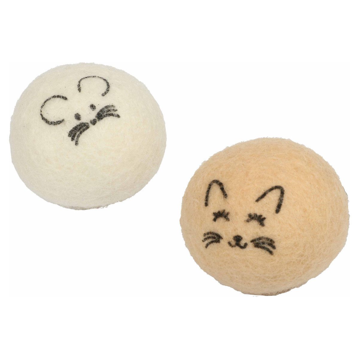 Tierball Katzenspielzeug I Love Happy Cats Ball Lara aus Filz