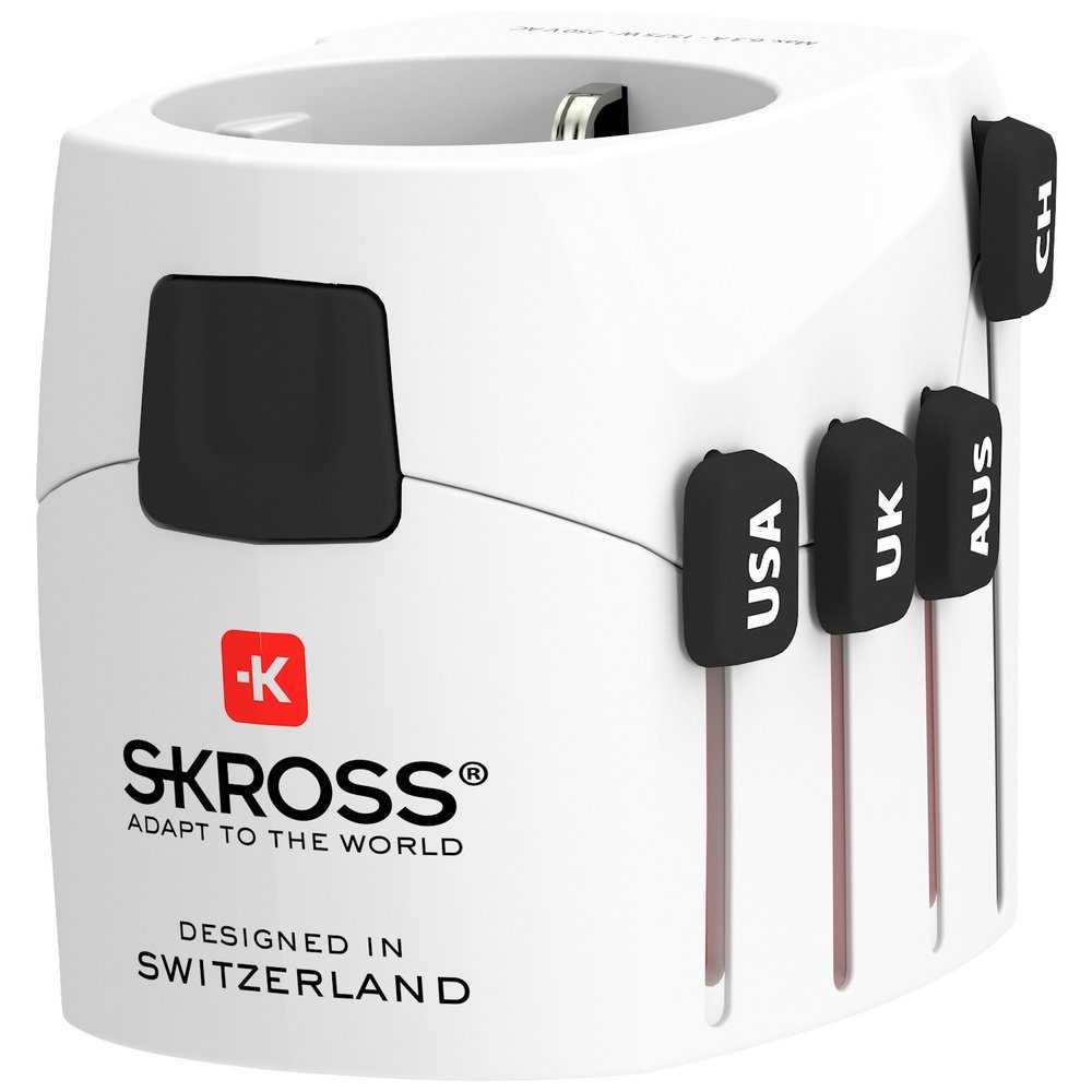 SKROSS Skross 1.302539 Reiseadapter Pro World & USB Reiseadapter