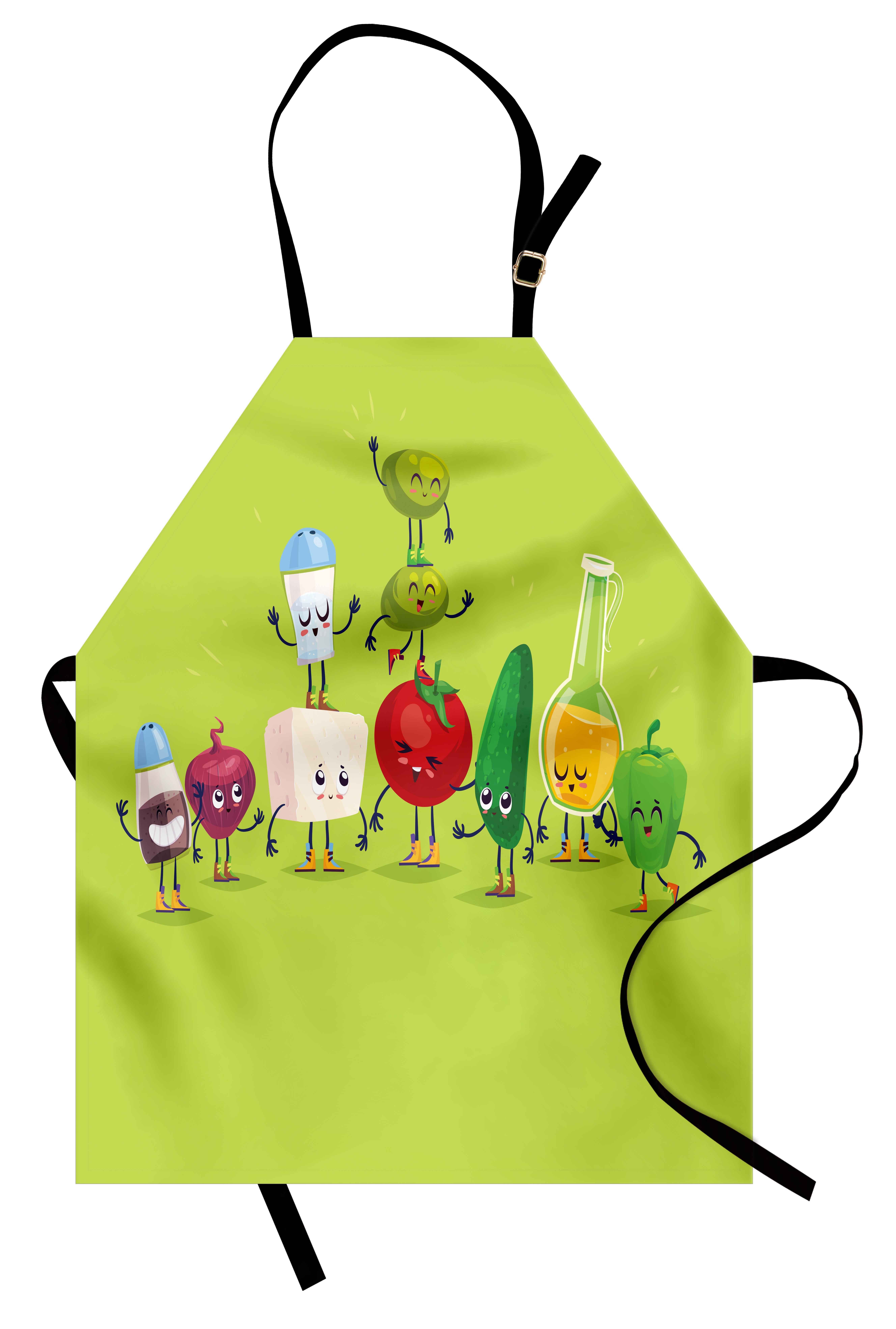 Abakuhaus Kochschürze Höhenverstellbar Klare Farben ohne verblassen, Gemüse günstig online kaufen