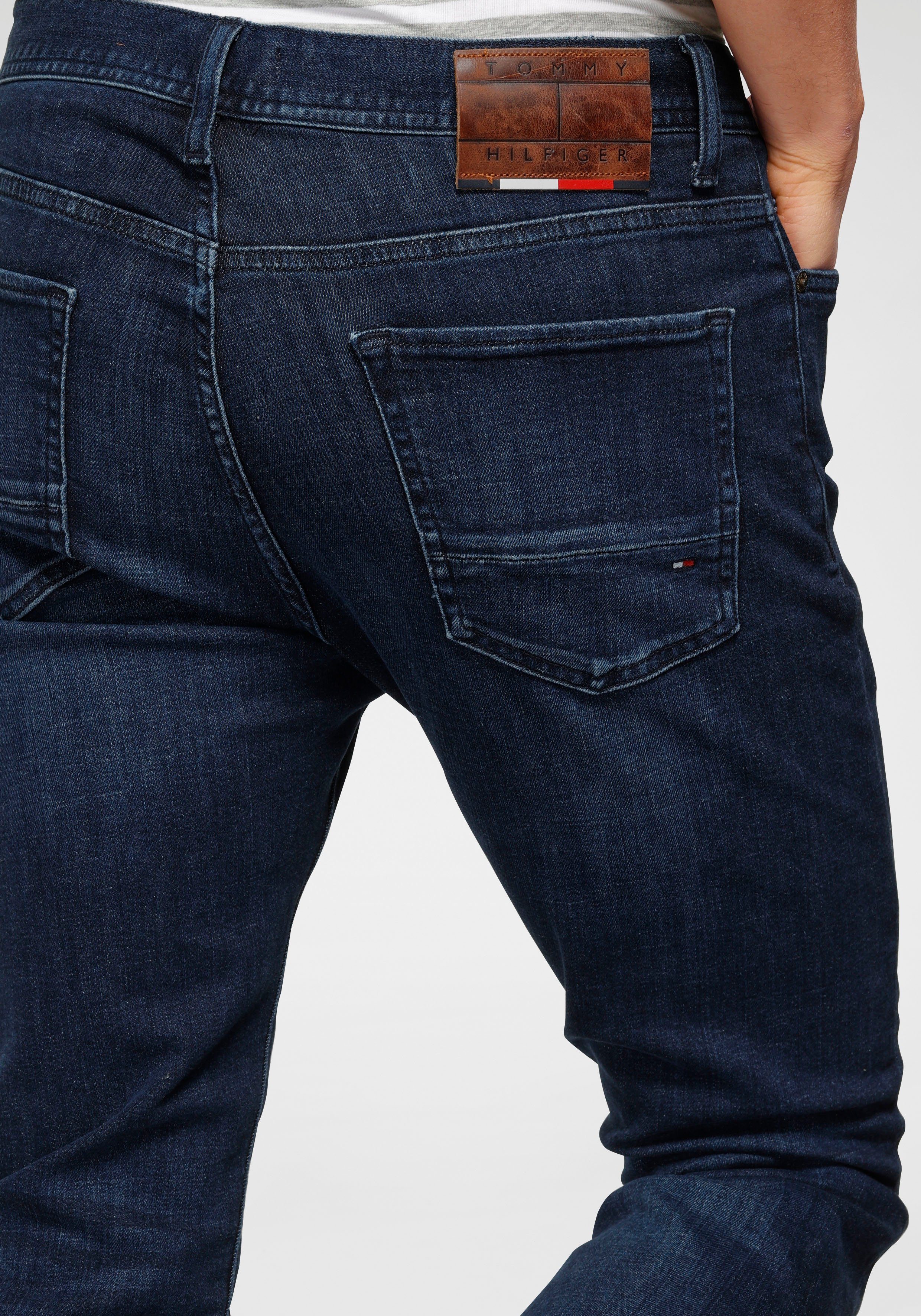 Slim-fit-Jeans mit Baumwoll-Denim bridger Tommy extra bequem Stretch, indigo Bleecker Hilfiger