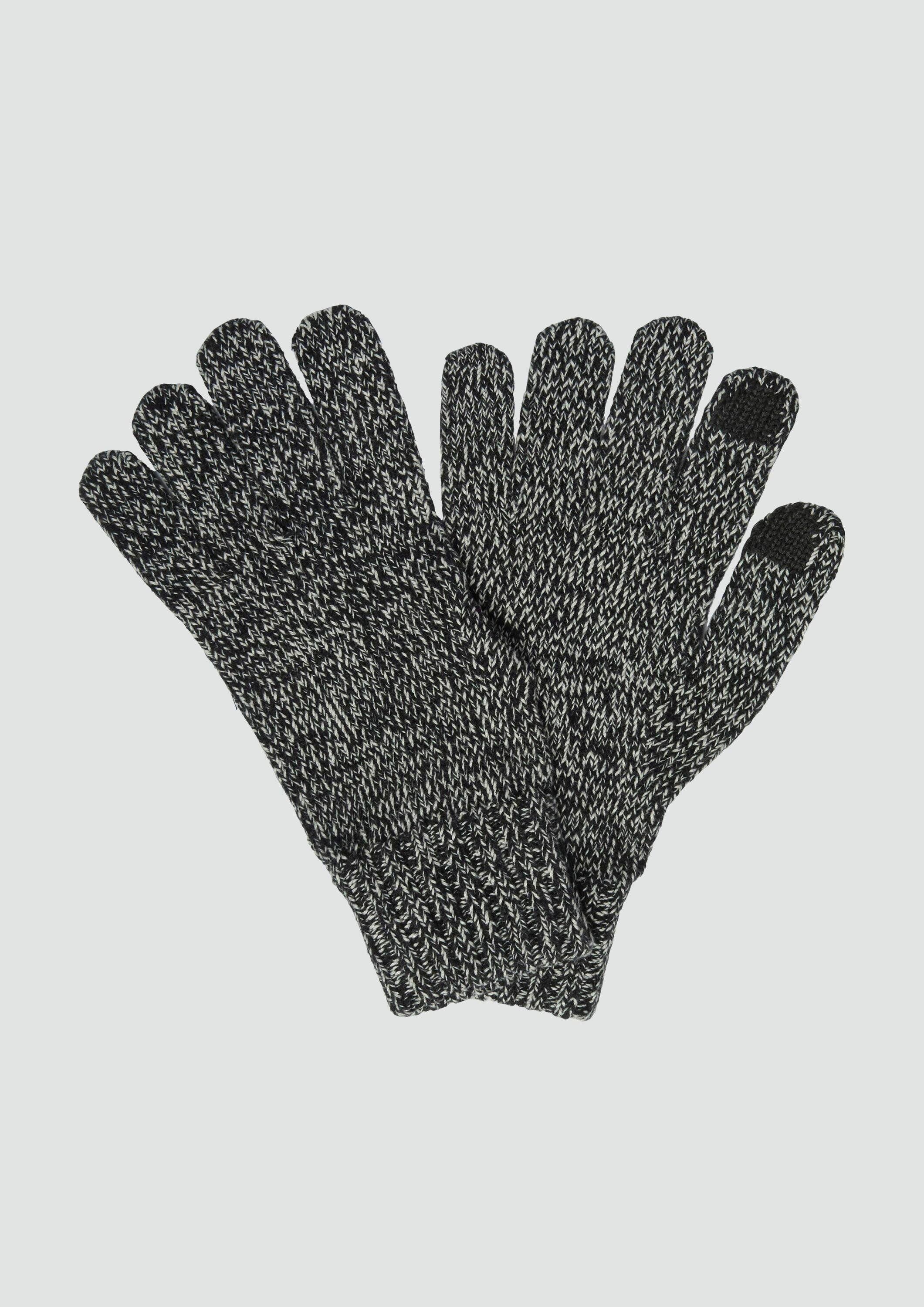 s.Oliver Strickhandschuhe Handschuhe Baumwollhandschuhe aus Moulinéstrick m günstig online kaufen