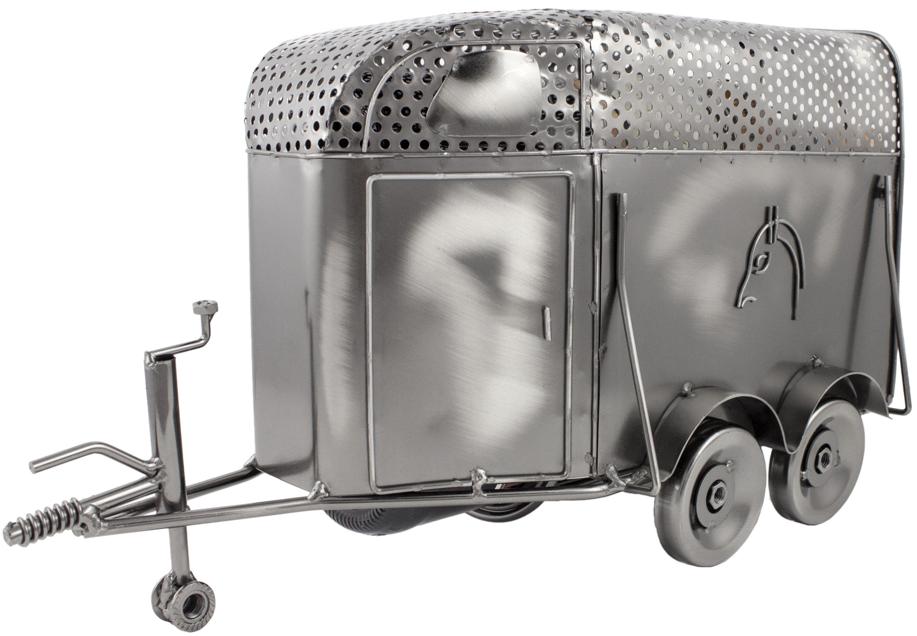 BRUBAKER Weinflaschenhalter Pferdeanhänger Flaschenhalter, (inklusive Grußk günstig online kaufen