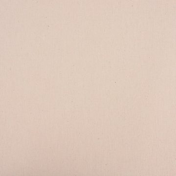 SCHÖNER LEBEN. Stoff Baumwollstoff Dekostoff Canvas Teflon Tischwäschestoff uni beige 2,8m, überbreit