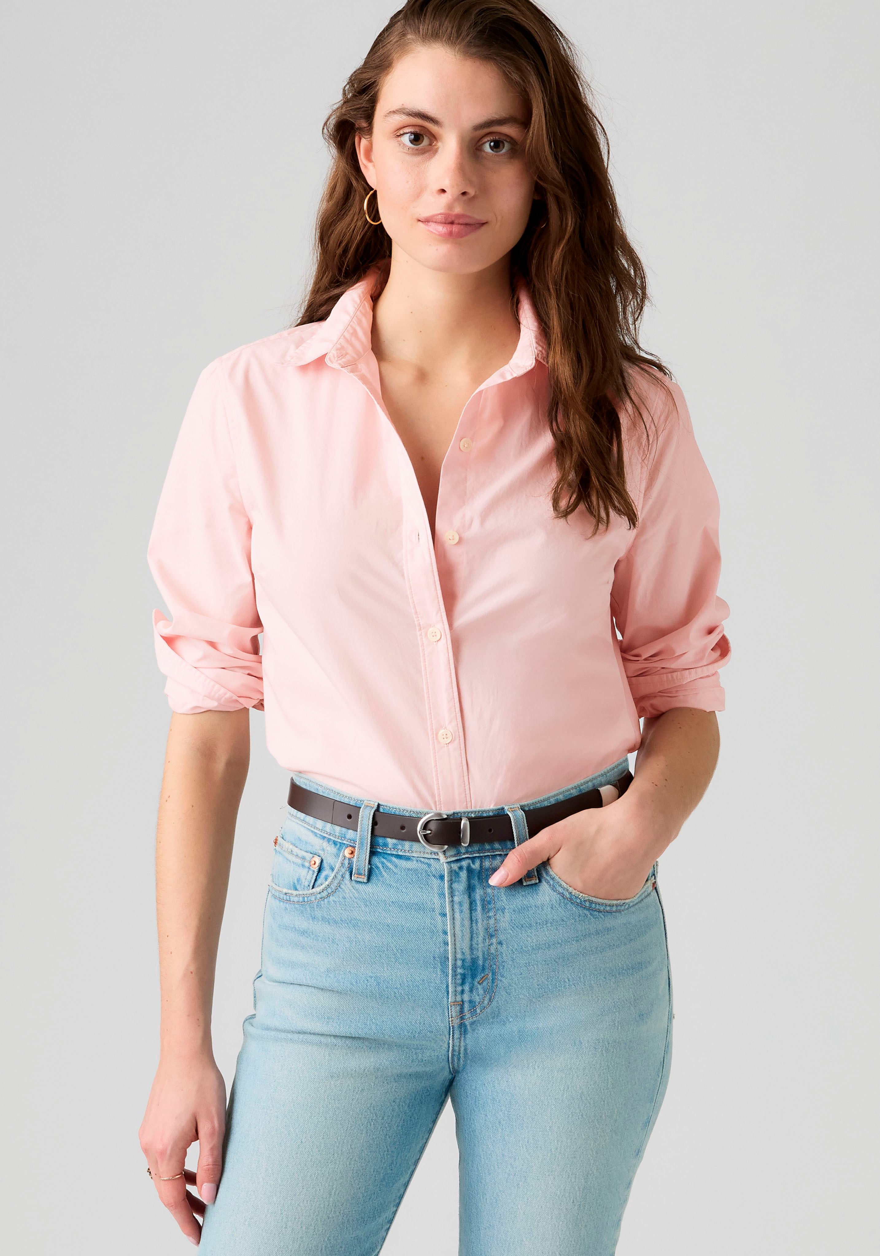 Levi's® Hemdbluse CARLILE CLASSIC POPLIN SHIRT Klassischer Hemdblusenkragen – Bild 2 von 4