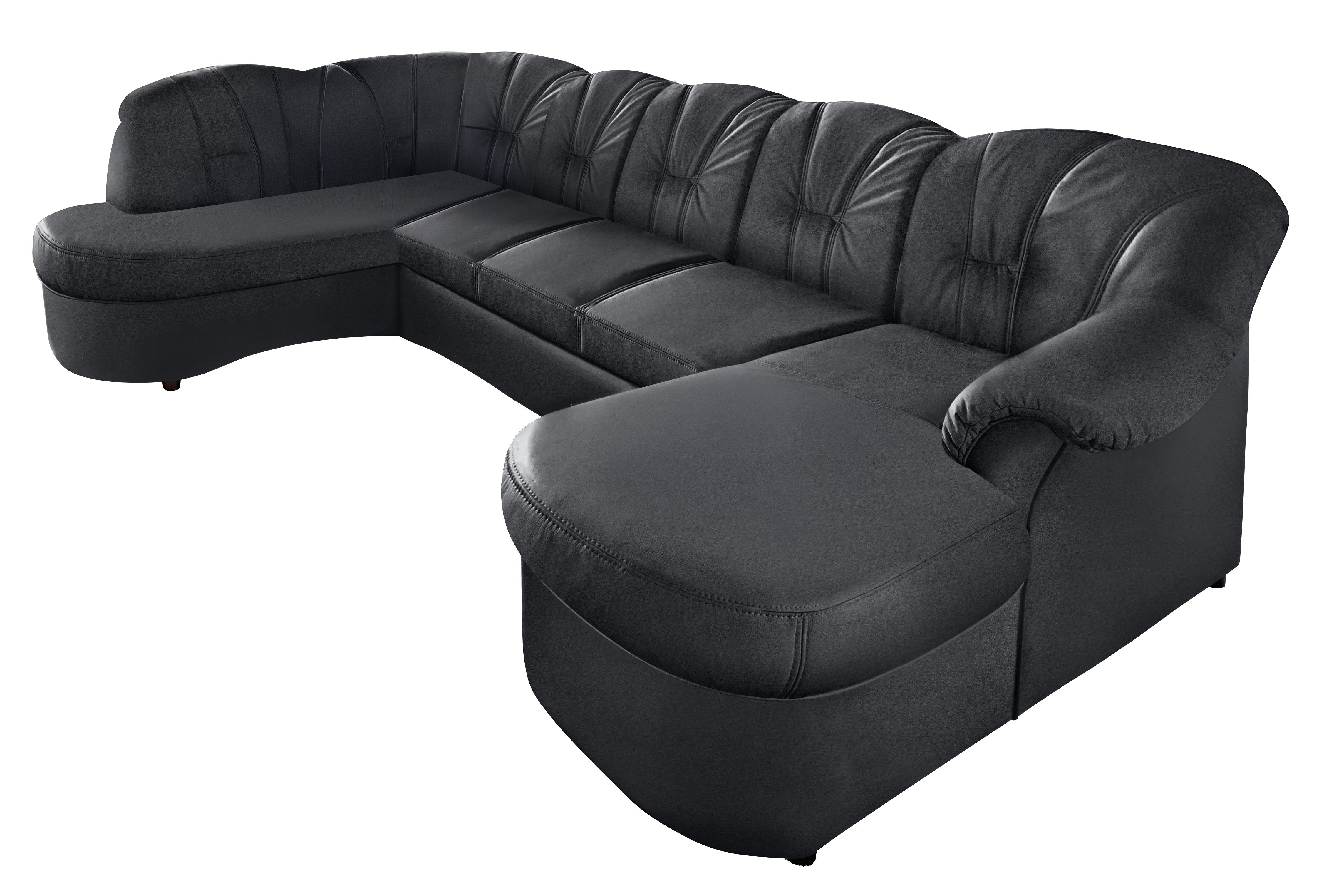 DOMO collection Wohnlandschaft Flores auch in Leder-Bezug, B/T/H: 293/180/86 cm, U-Form, 3 Teile, wahlw. mit Bettfunktion, wahlw. mit Federkern, Unser Dauertiefpreis