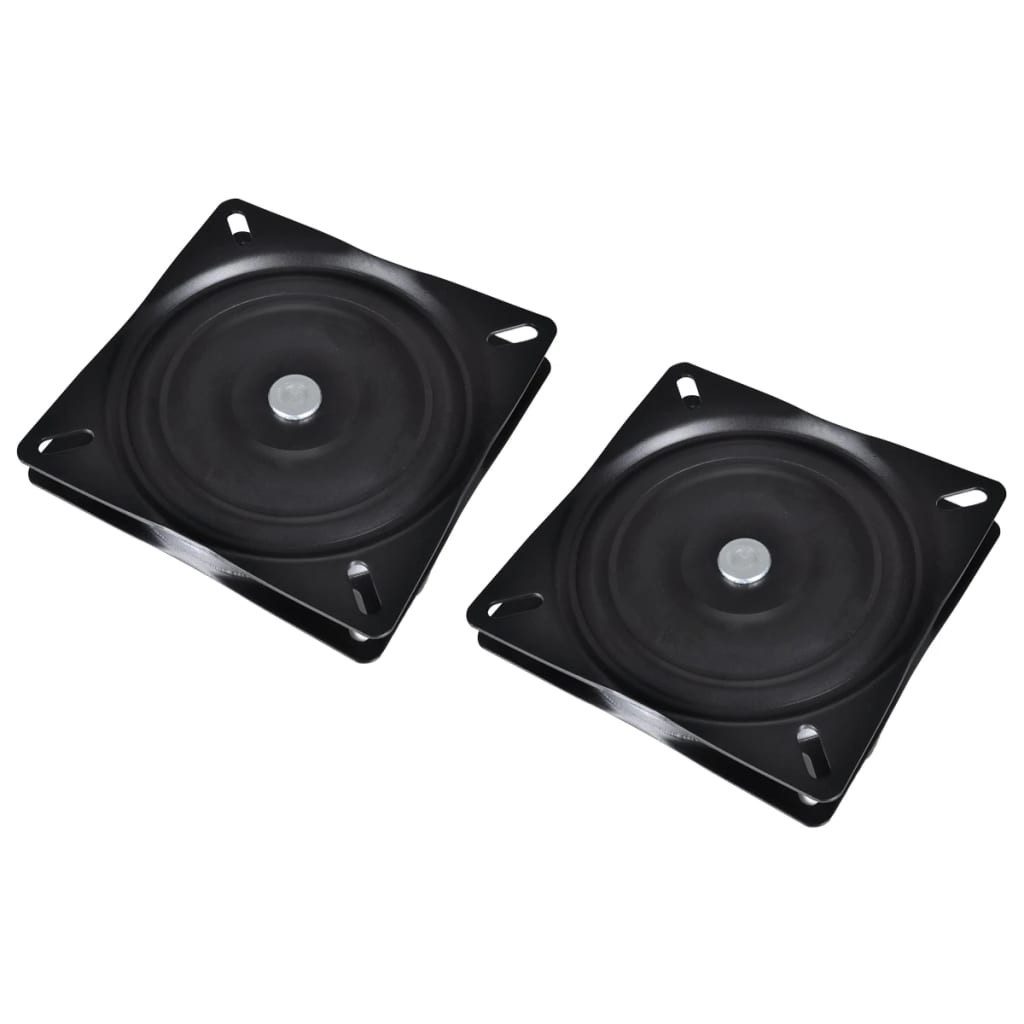 vidaXL Segelboot Bootssitz-Drehplatten 2 Stk. Standard 160×160×2,5 mm, (2-St)