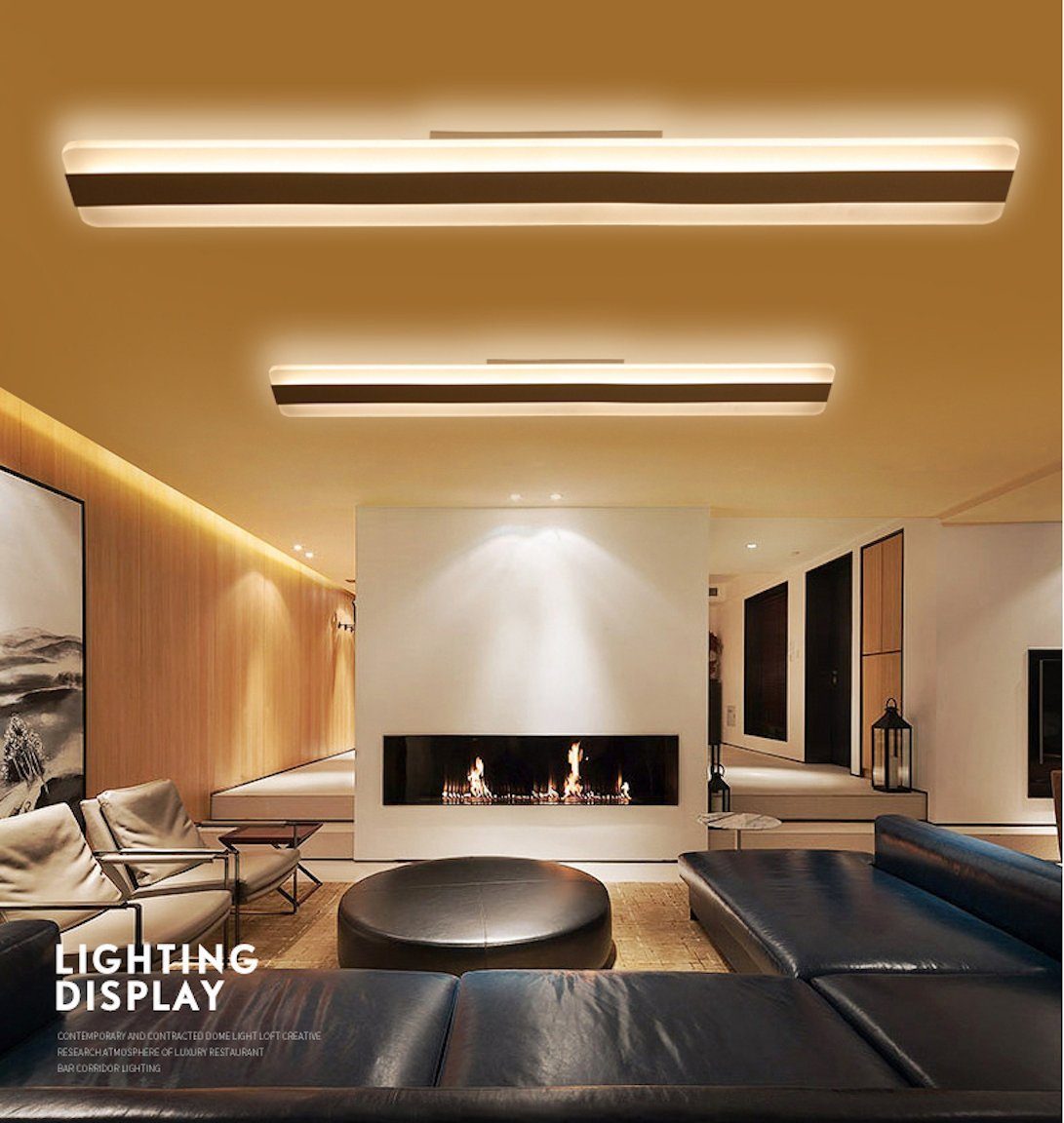 RGB LED Smart Home Decken Leuchte Wohn Zimmer Holz Spot Leuchte Alexa App Google 