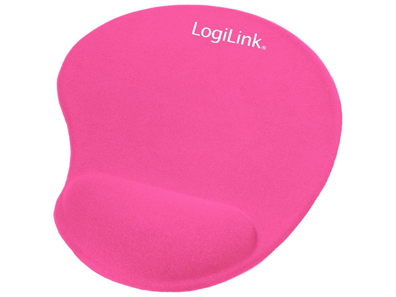 LogiLink Mauspad Mauspad LogiLink Silcon Wrist pink