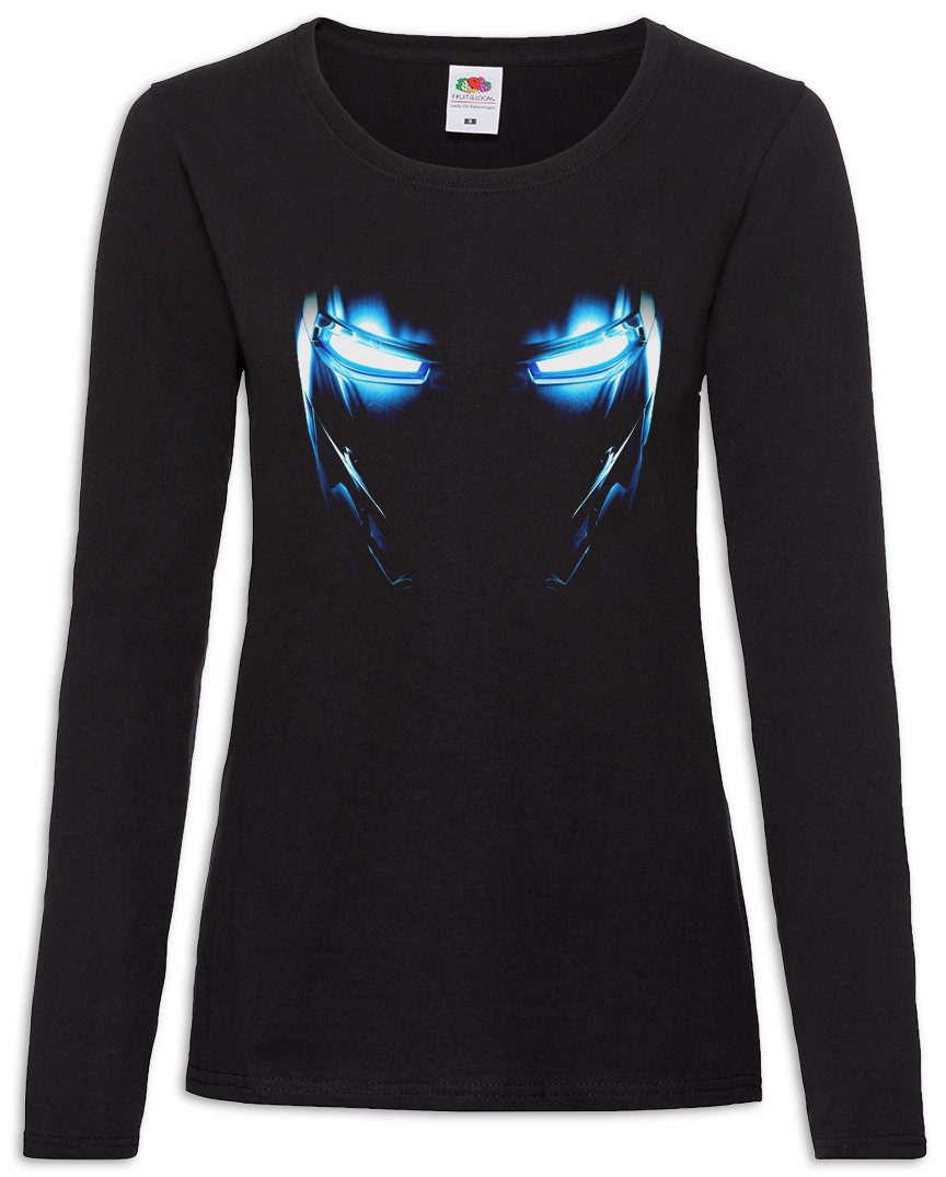 Langarmshirt Mark II Armor Eyes Damen Langarmshirt Tony Stark Iron Arc Reactor Sign