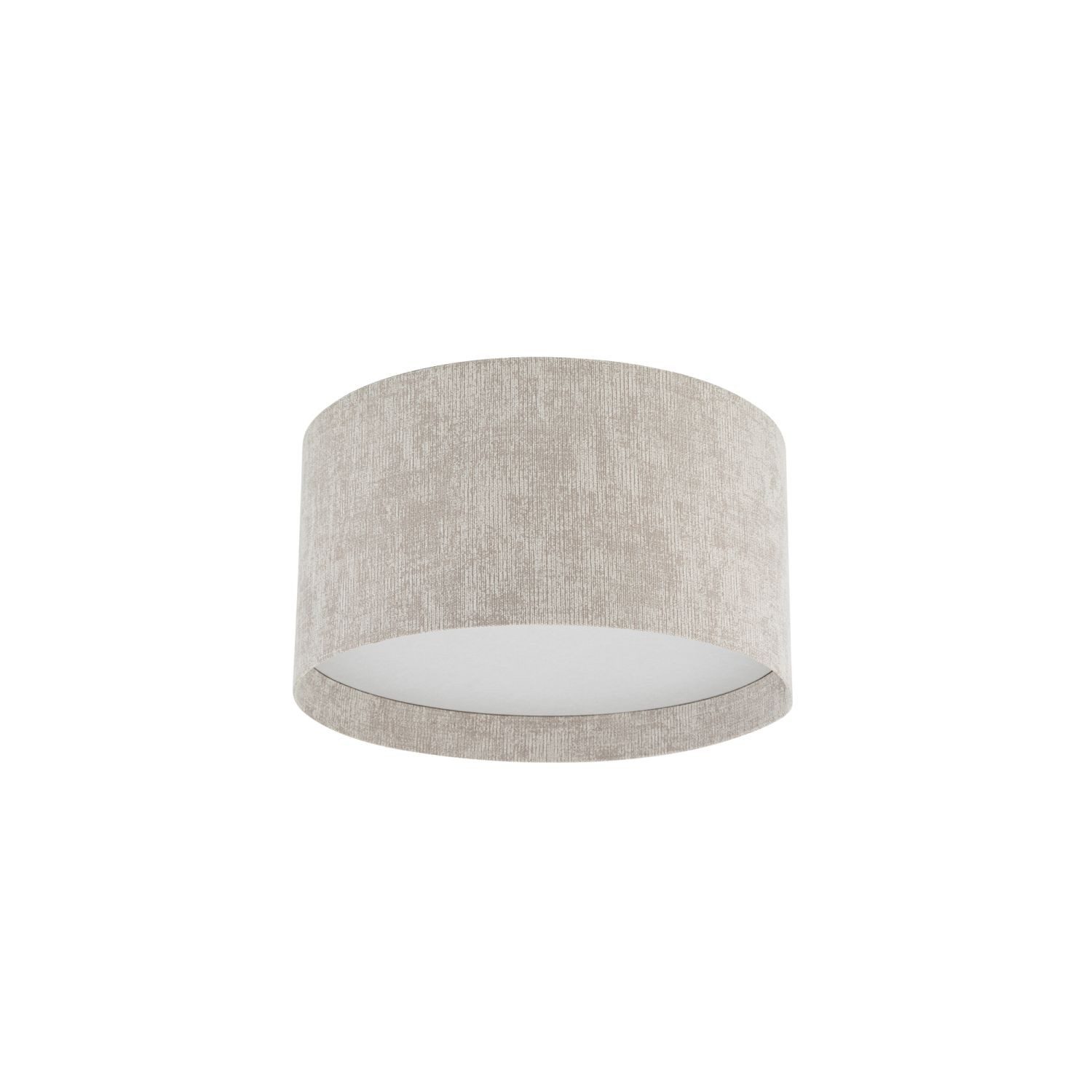 Licht-Erlebnisse Deckenleuchte ODISO, ohne Leuchtmittel, D: 35 cm rund Beige E27 2-flammig Modern