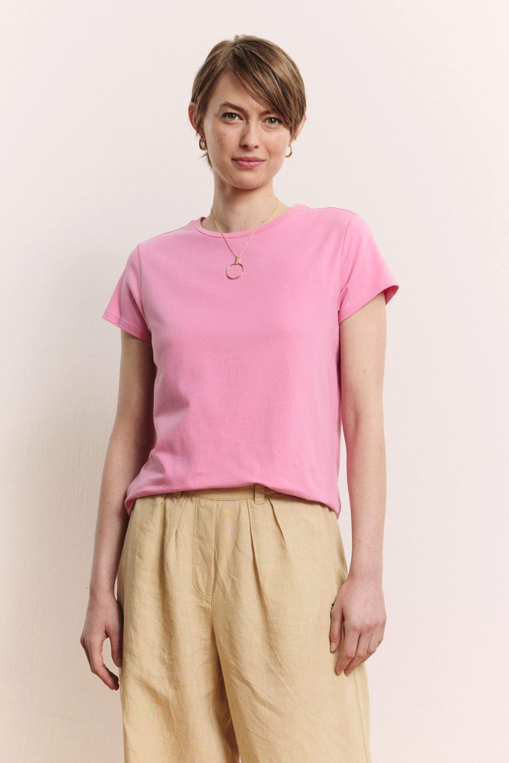 Tranquillo T-Shirt Kurzarm Rundhals Jerseyshirt Iiriis GOTS-zertifiziertes Bio-Baumwollshirt