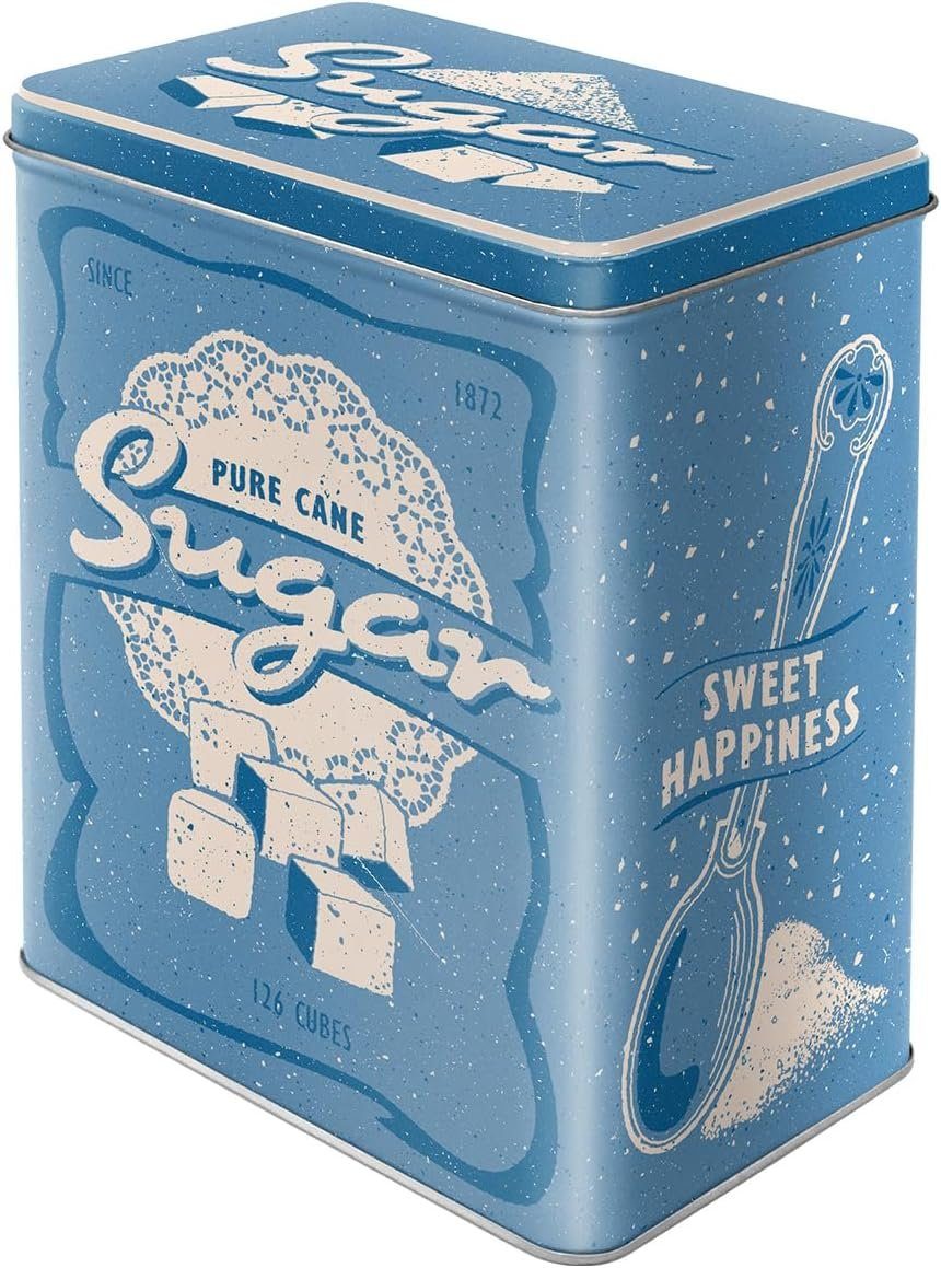 Vorratsdose Metall Kaffeedose Blechdose Müslidose - Sugar