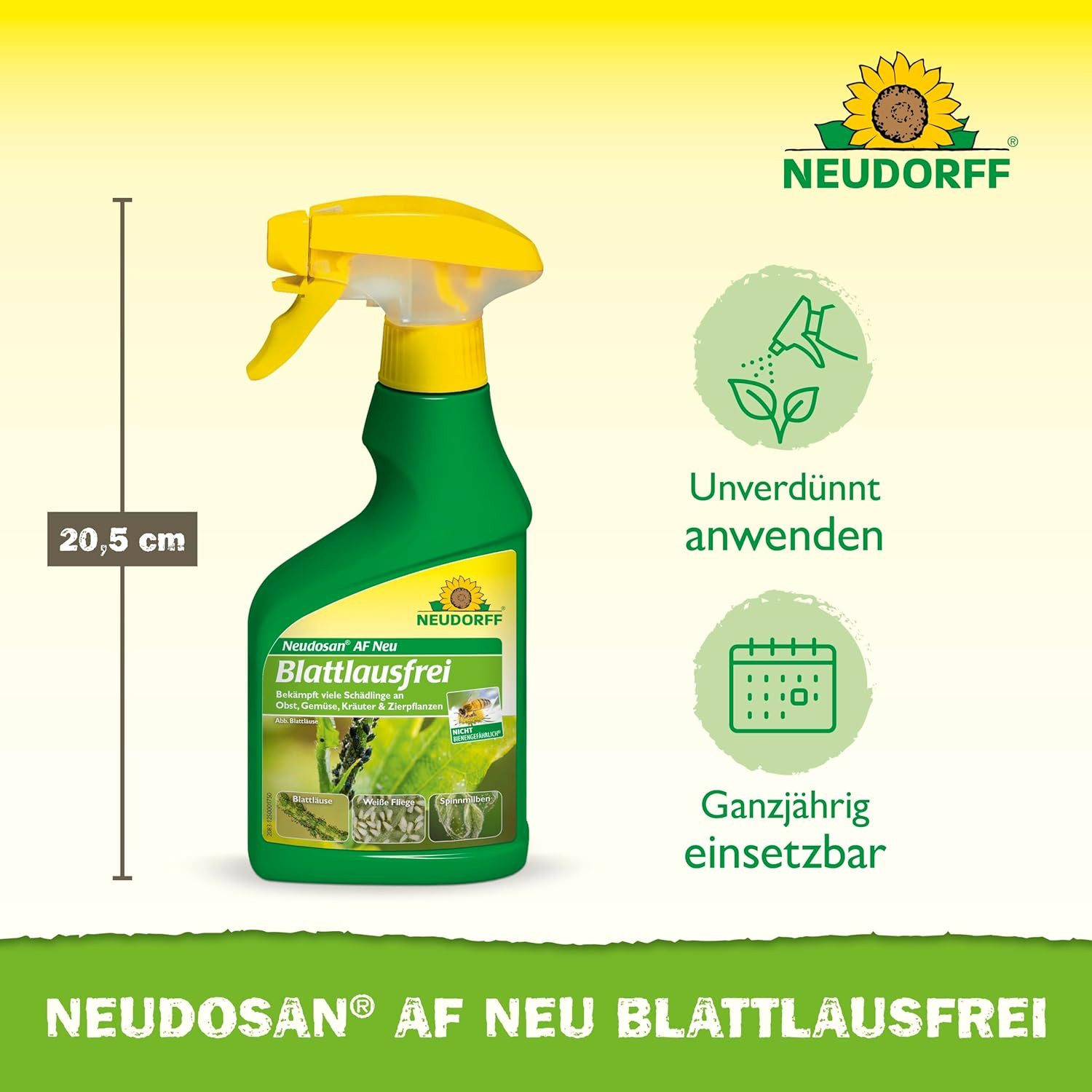 Neudorff Insektenspray Neudosan AF Neu Blattlausfrei 250 ml, 250 ml