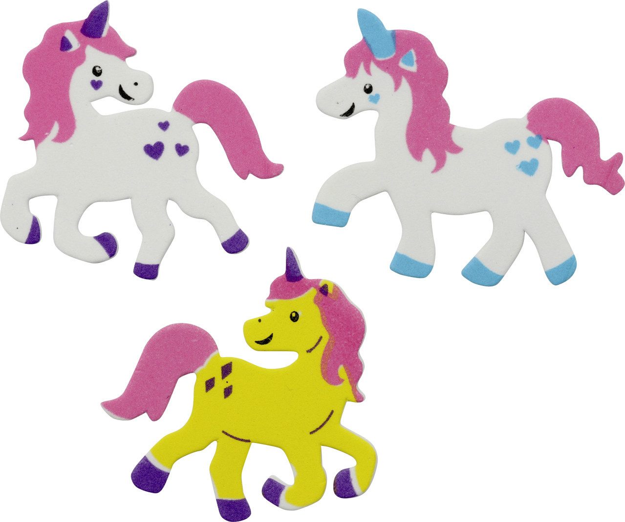 Glorex Moosgummi Glorex Moosgummi Sticker Einhorn selbstklebend