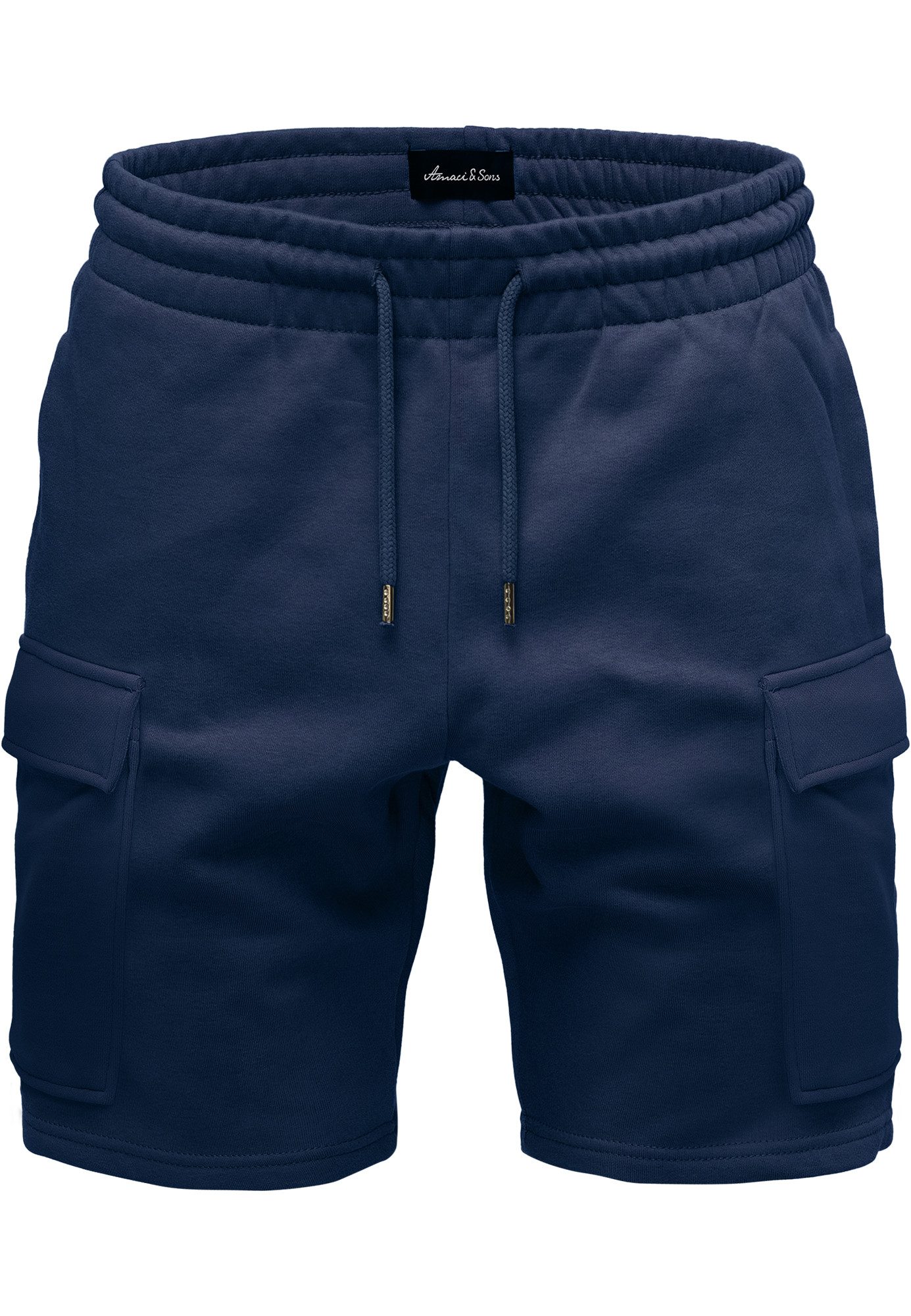 Amaci&Sons Cargoshorts CLERMONT Cargoshorts Herren Bermuda Sweat Cargo Shor günstig online kaufen