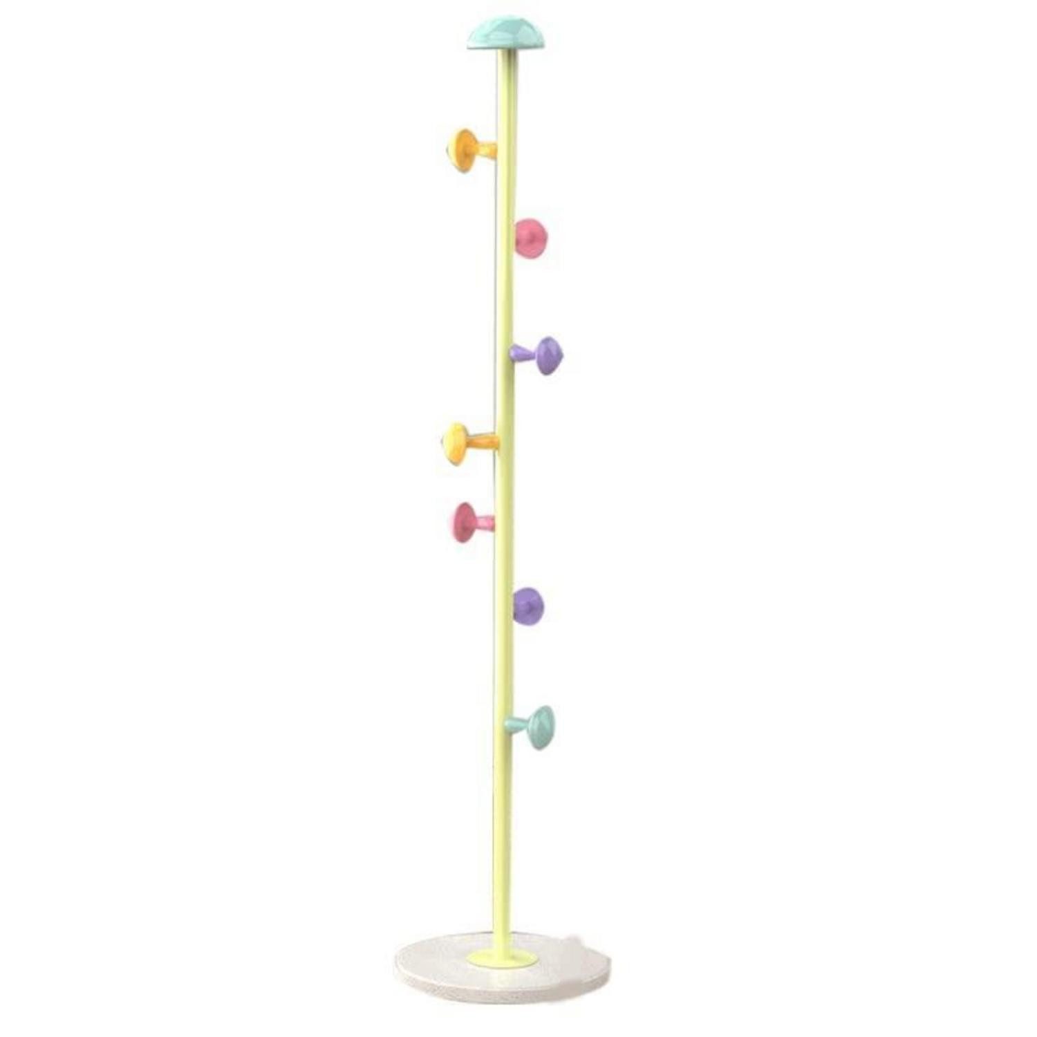LuxusKollektion Garderobenständer Garderobenständer Metall gelb 167cm, (1 St)
