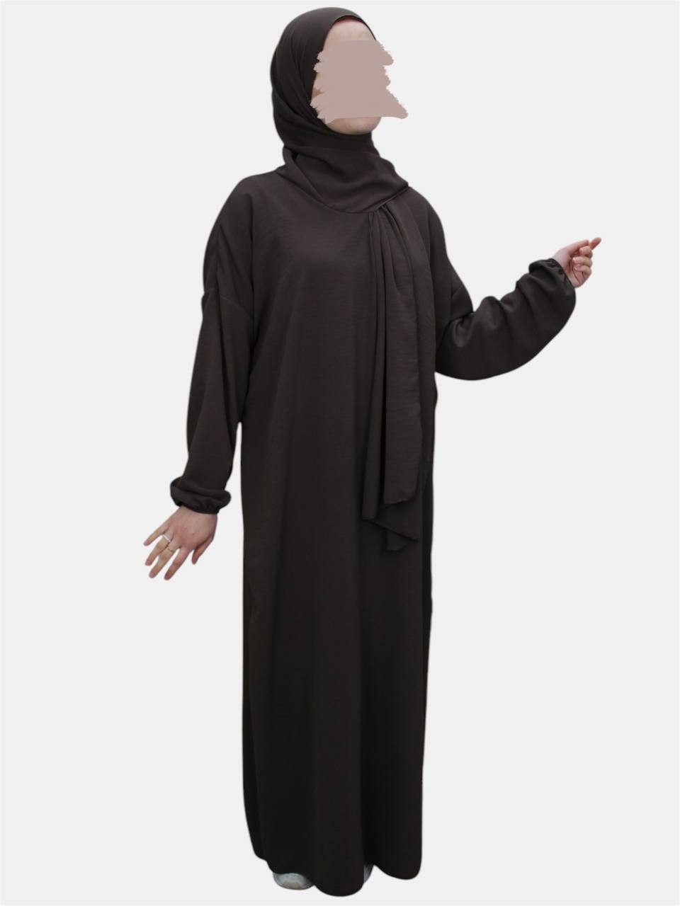 Aymasal Maxikleid Einteilige Abaya mit integriertem günstig online kaufen