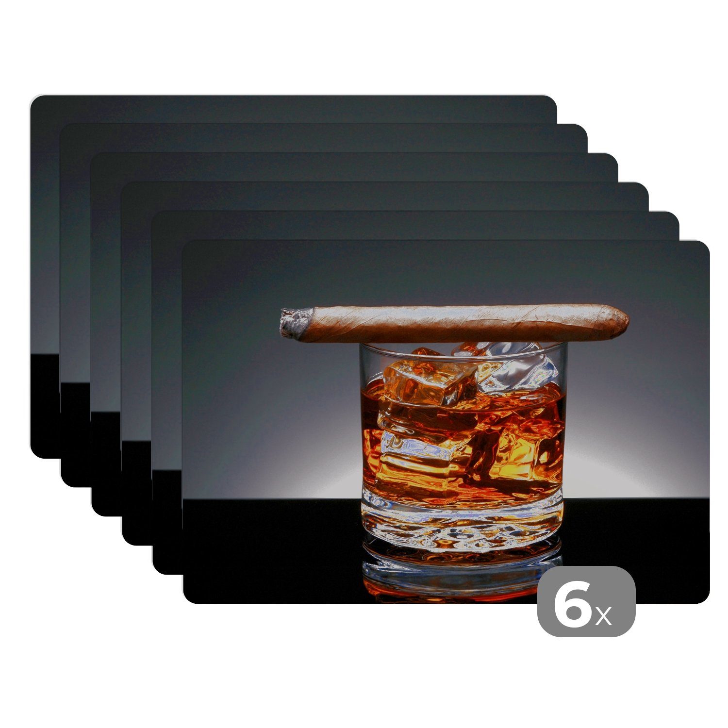 MuchoWow Platzset Whiskey - Zigarre - günstig online kaufen