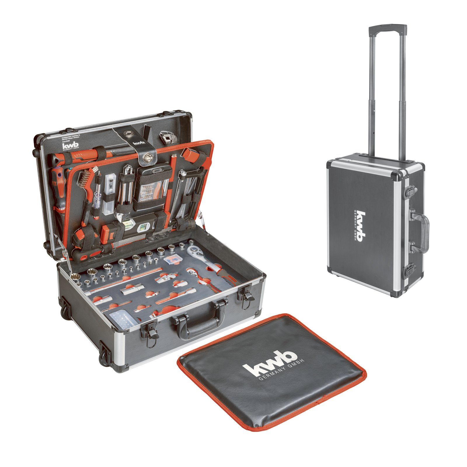 Werkzeugset kwb inkl. gefüllt, Trolley Werkzeug-Set, -teilig, 175 (Set) kwb Werkzeug-Koffer
