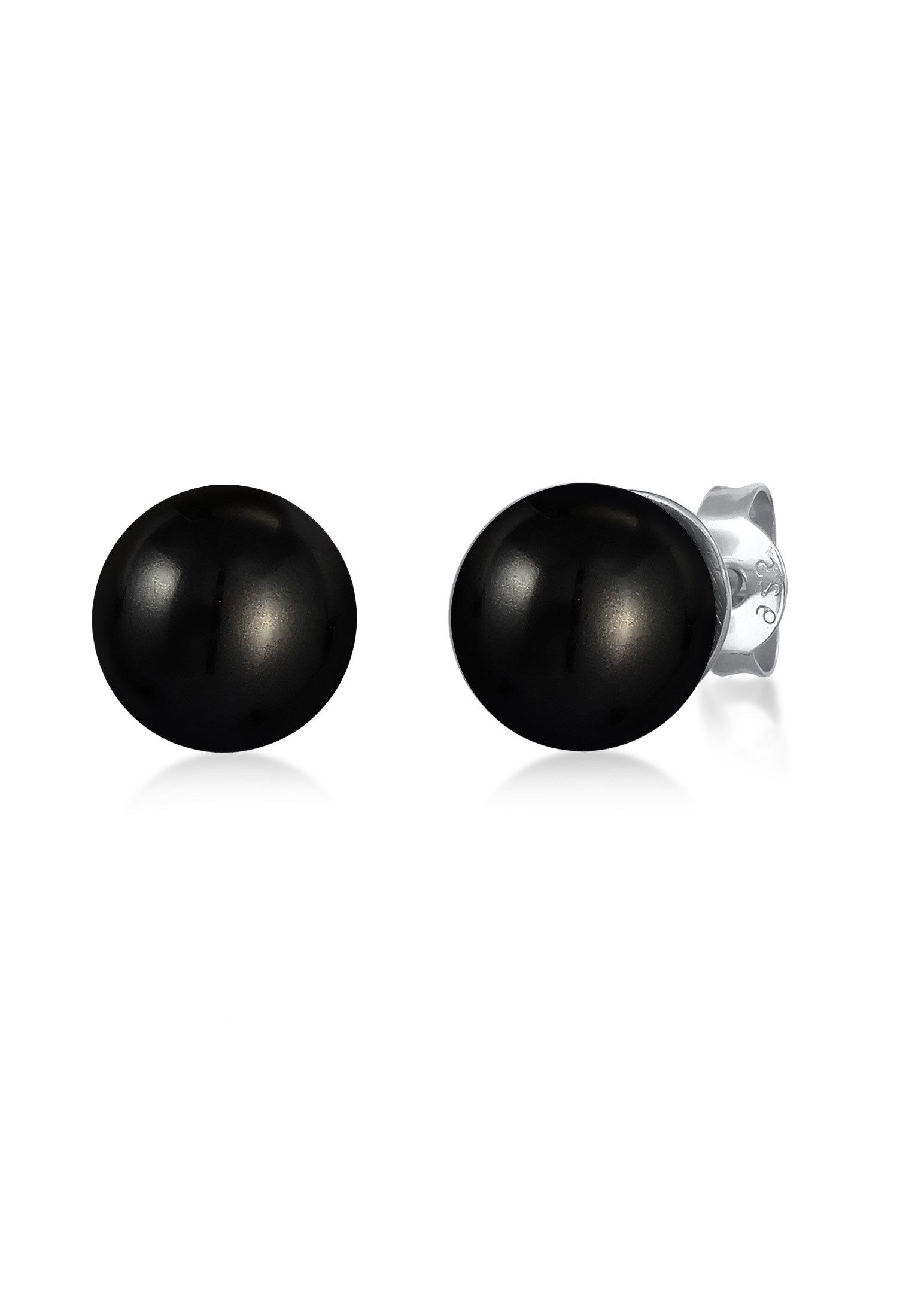 Nenalina Perlenohrringe Basic Synthetische Perle 925 Silber